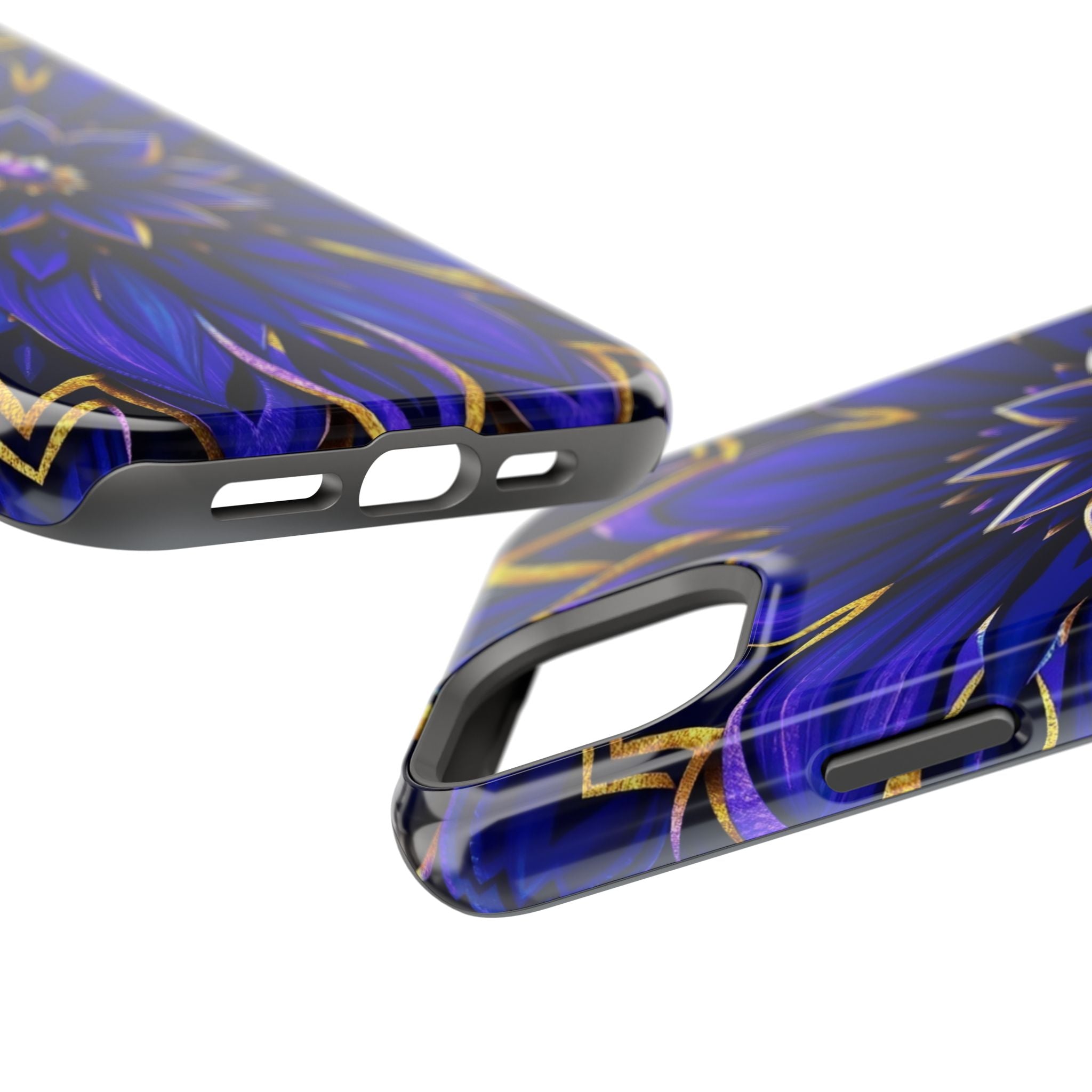 iPhone Floral Mandala Electric Art 14 Slim Everyday Designer Case · iPhone Case