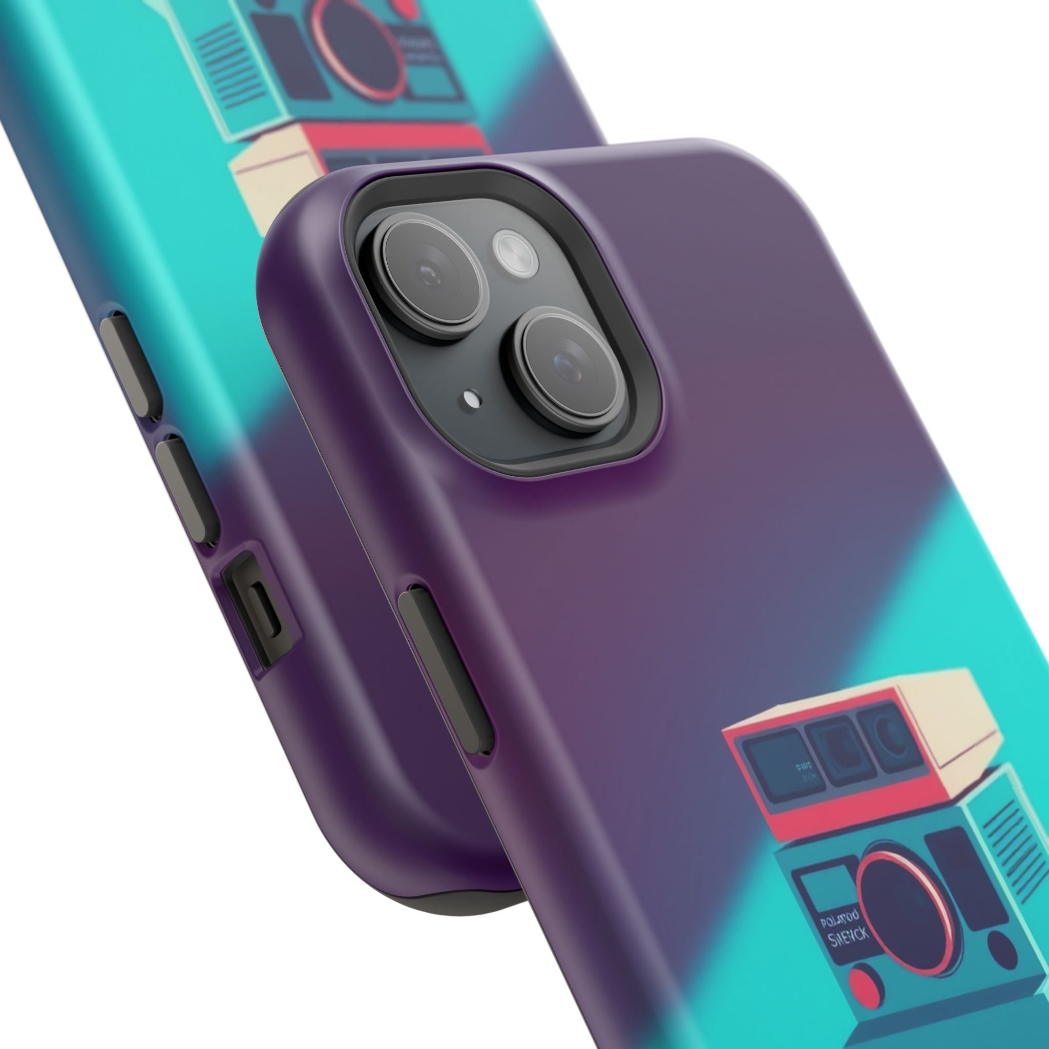 iPhone Polaroid Stack Memory Pop Art Bold Slim Everyday Designer Case · iPhone C