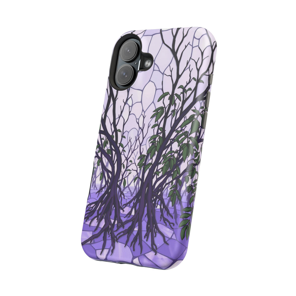 iPhone Lavender And Pearl Mangrove Roots Slim Everyday iPhone Designer · iPhone