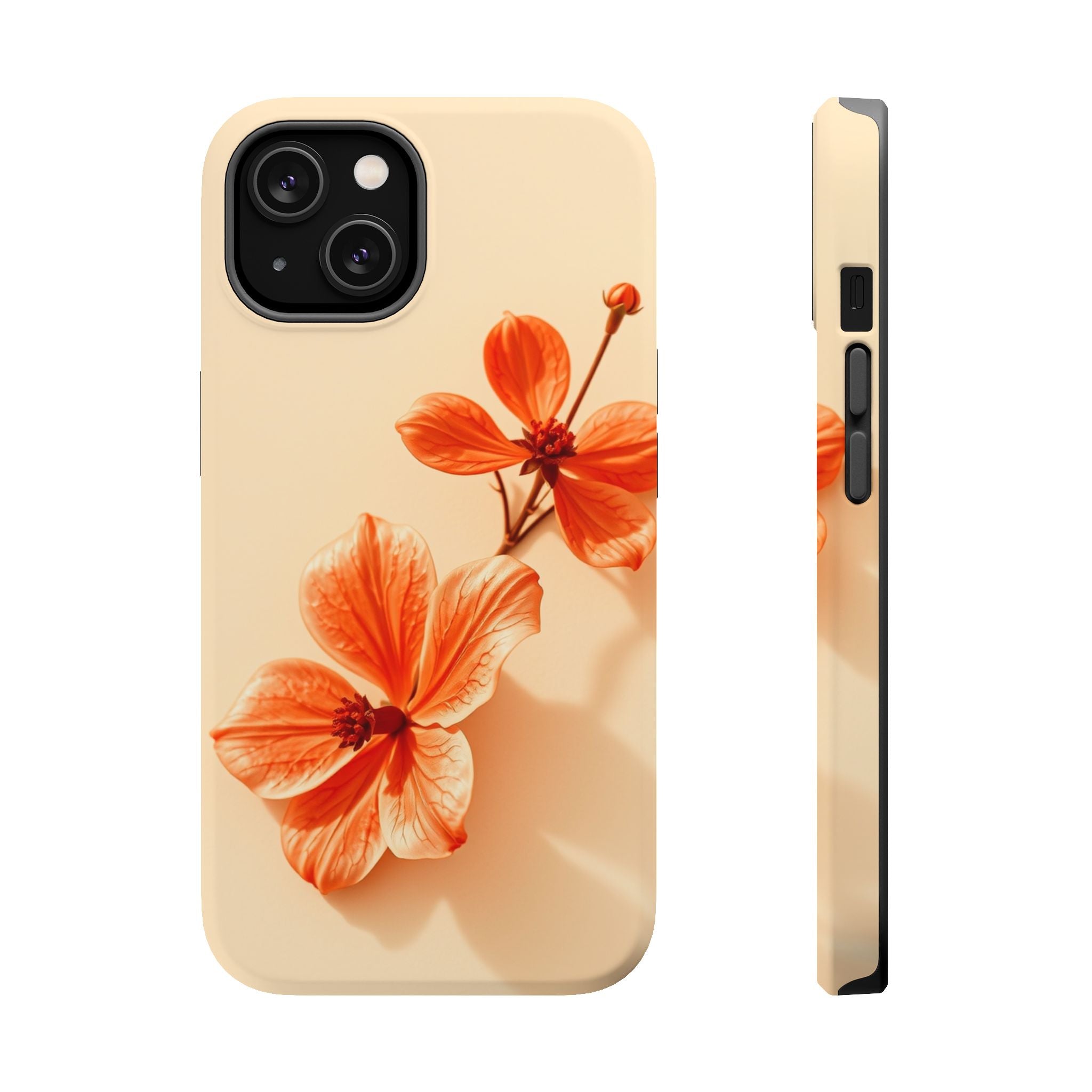 iPhone Floral Ink Wash Pastel Kawaii Slim Everyday Designer Case · iPhone Case