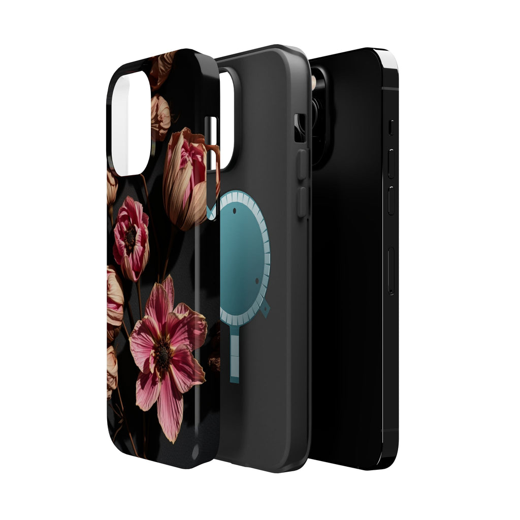 iPhone Dried Flower Flat Lay Electric Art Slim Snap Case · iPhone Case