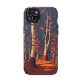 iPhone Birch Grove Pixel Art -Bit Bold Modern Everyday Snap Case · iPhone Case