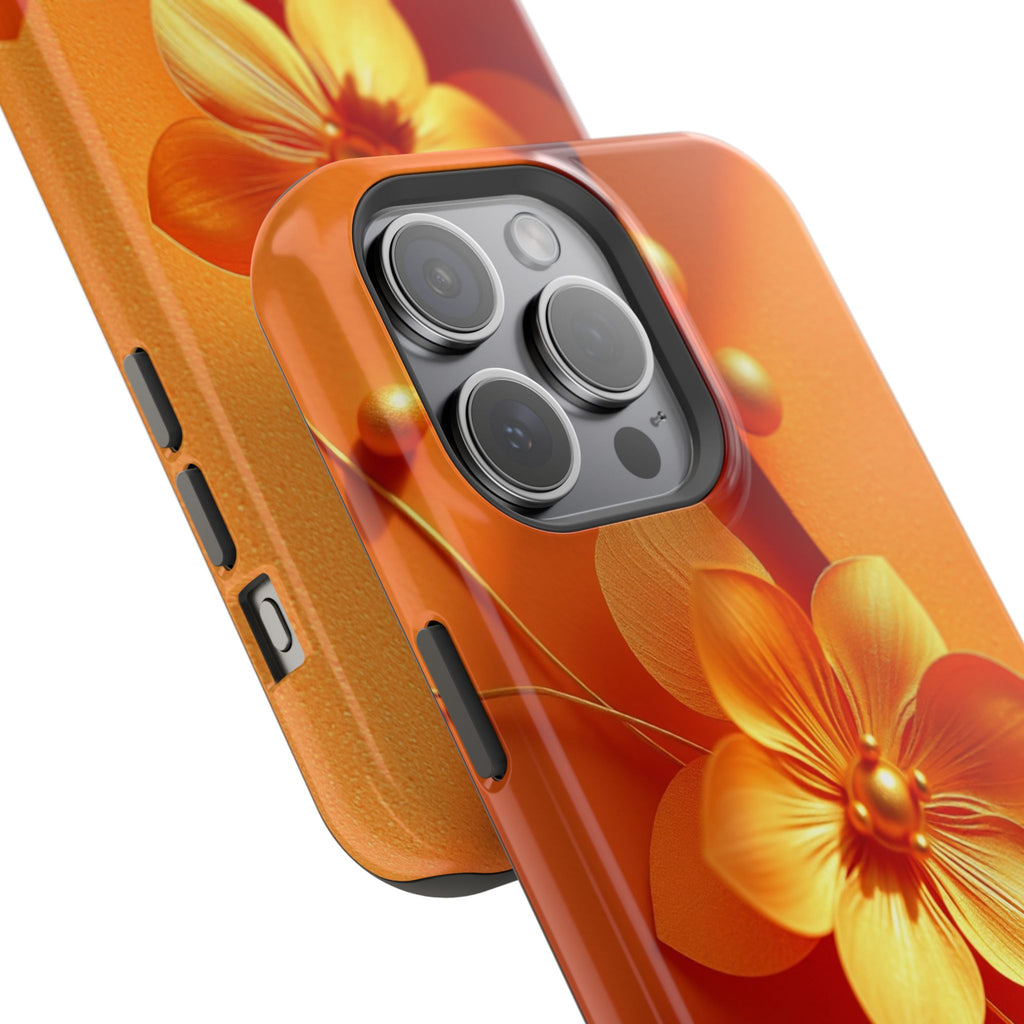 iPhone Floral Geometric Gold Foil Luxury Slim Everyday iPhone Designer · iPhone