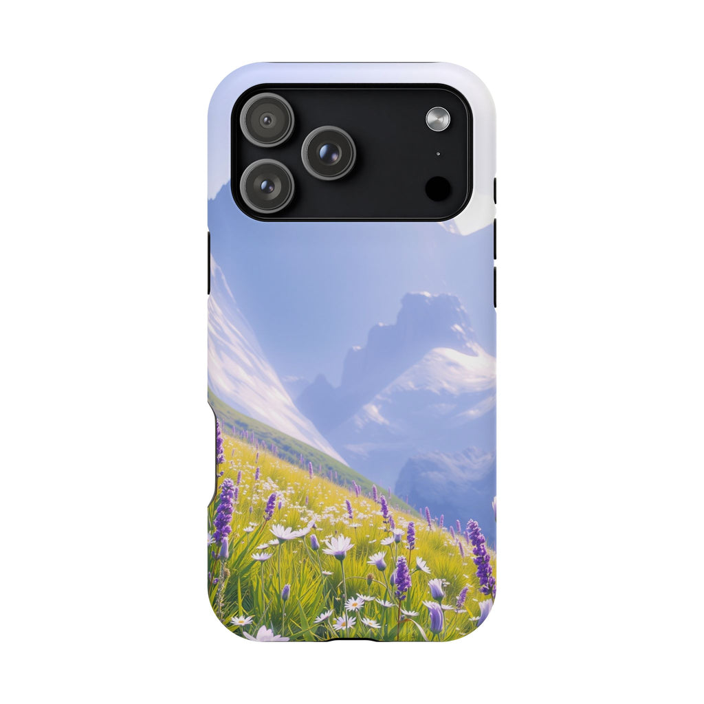 iPhone Lavender And Pearl Alpine Meadow Slim Everyday iPhone Designer · iPhone C