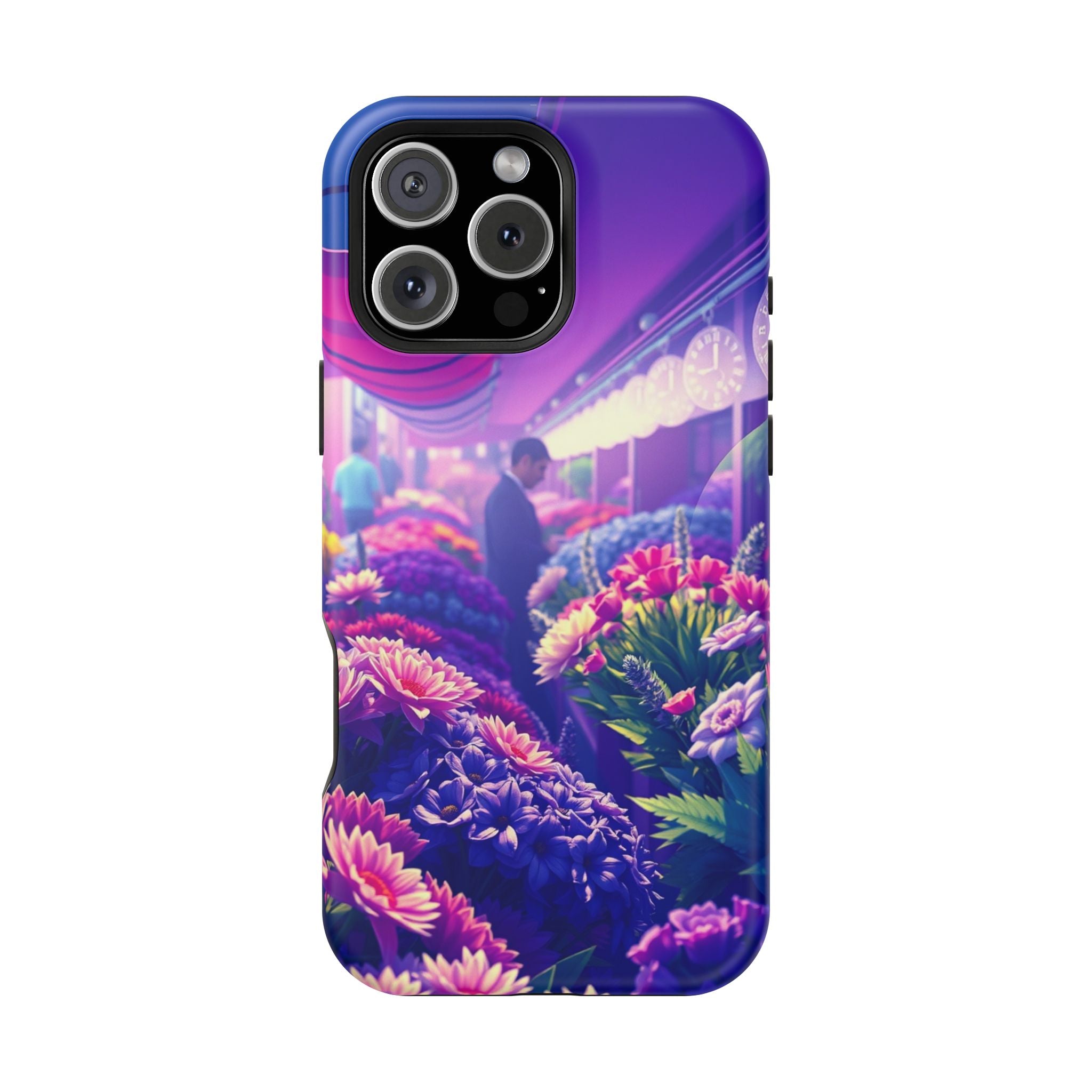 iPhone Flower Market Enchanted Art Bold Modern Everyday Snap Case · iPhone Case