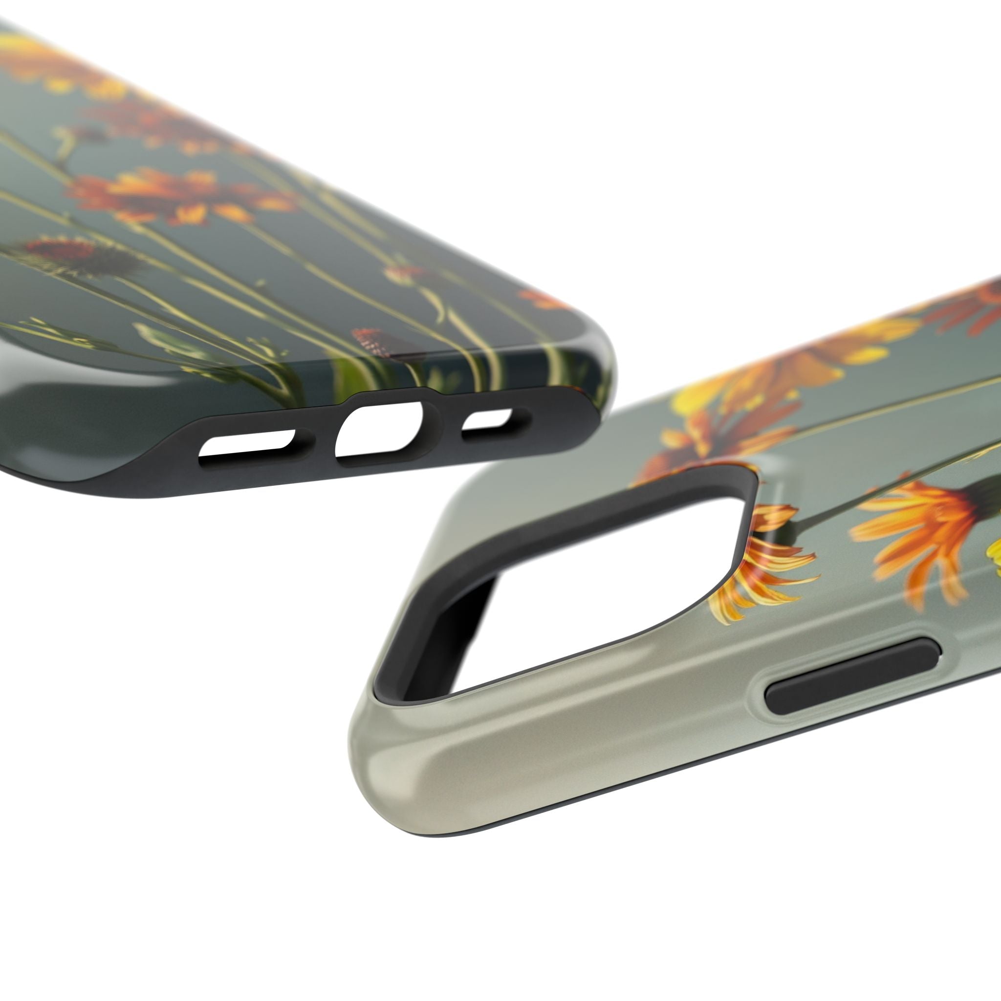 iPhone Mustard And Rust Wildflower Bunch Slim Everyday iPhone Designer · iPhone