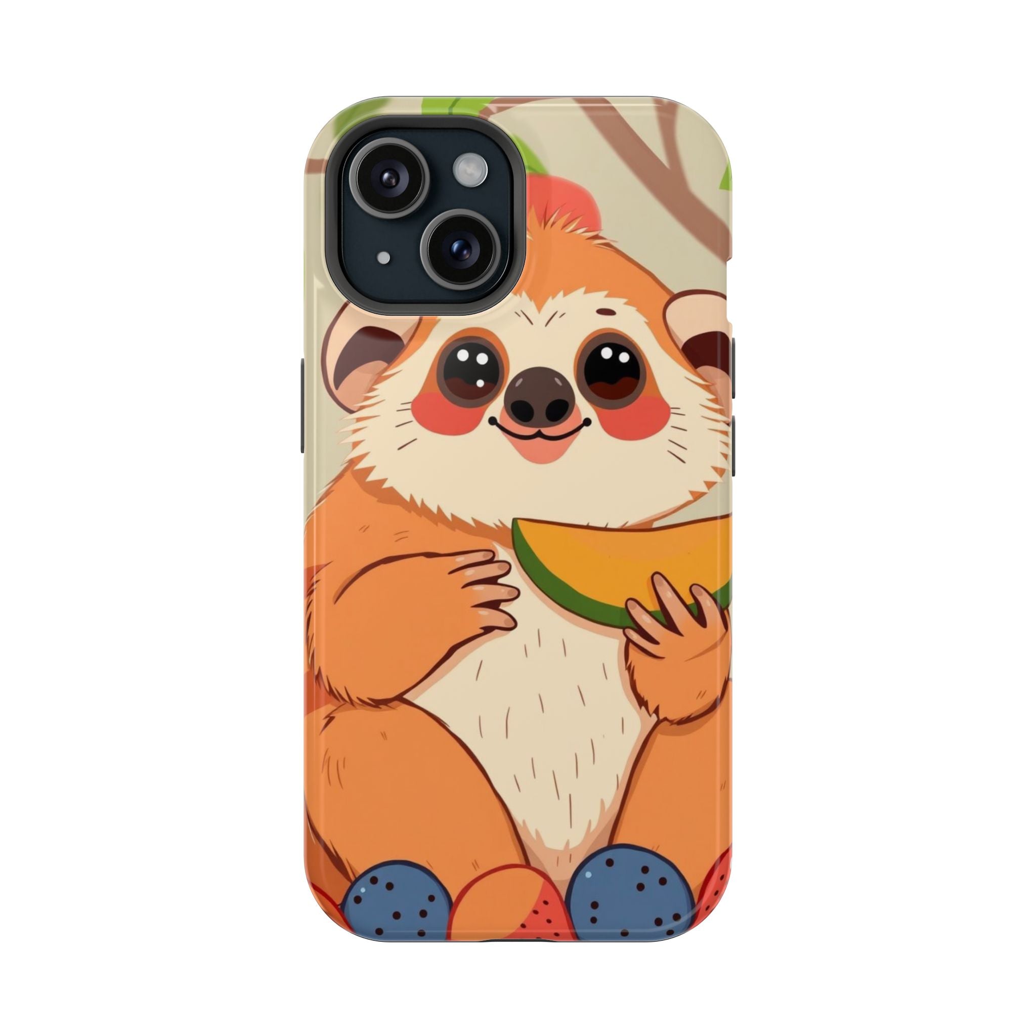 iPhone Slow Loris with Fruit Kids Fun iPhone Phone Case Gift Slim · iPhone Case