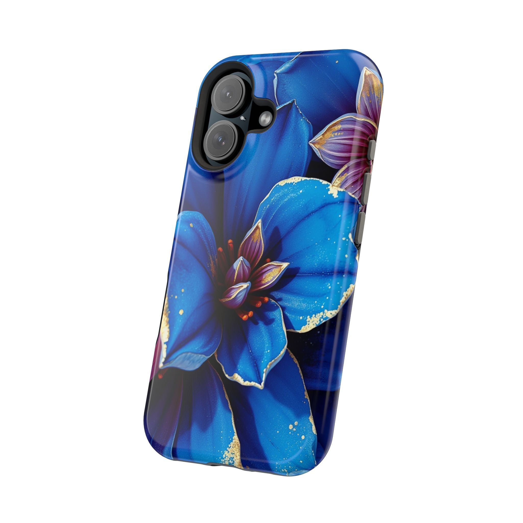 iPhone Floral Gold Foil Serene Design Slim Snap Case Ga · iPhone Case