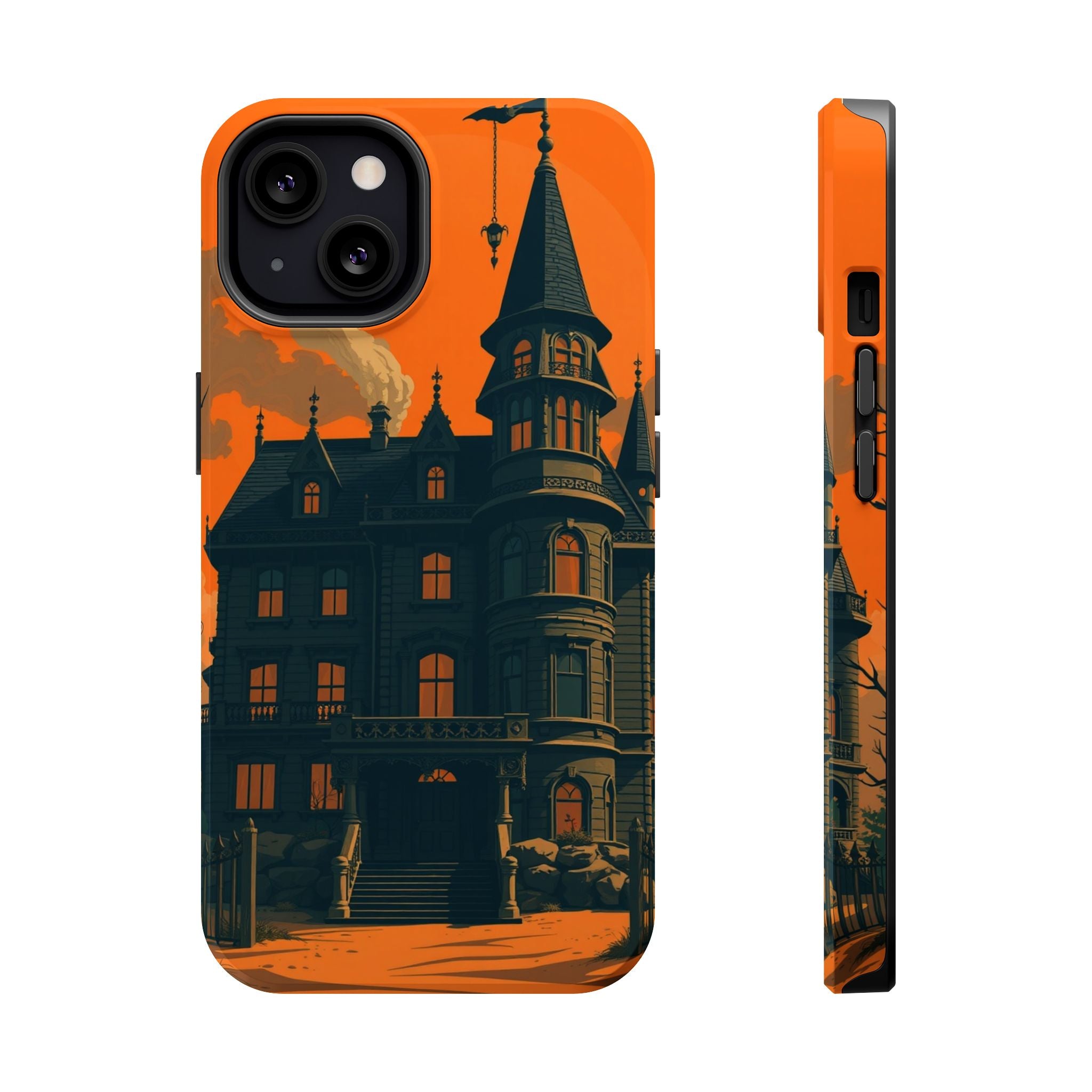 iPhone Vibrant Haunted Mansion Design Slim Everyday Designer Case · iPhone Case