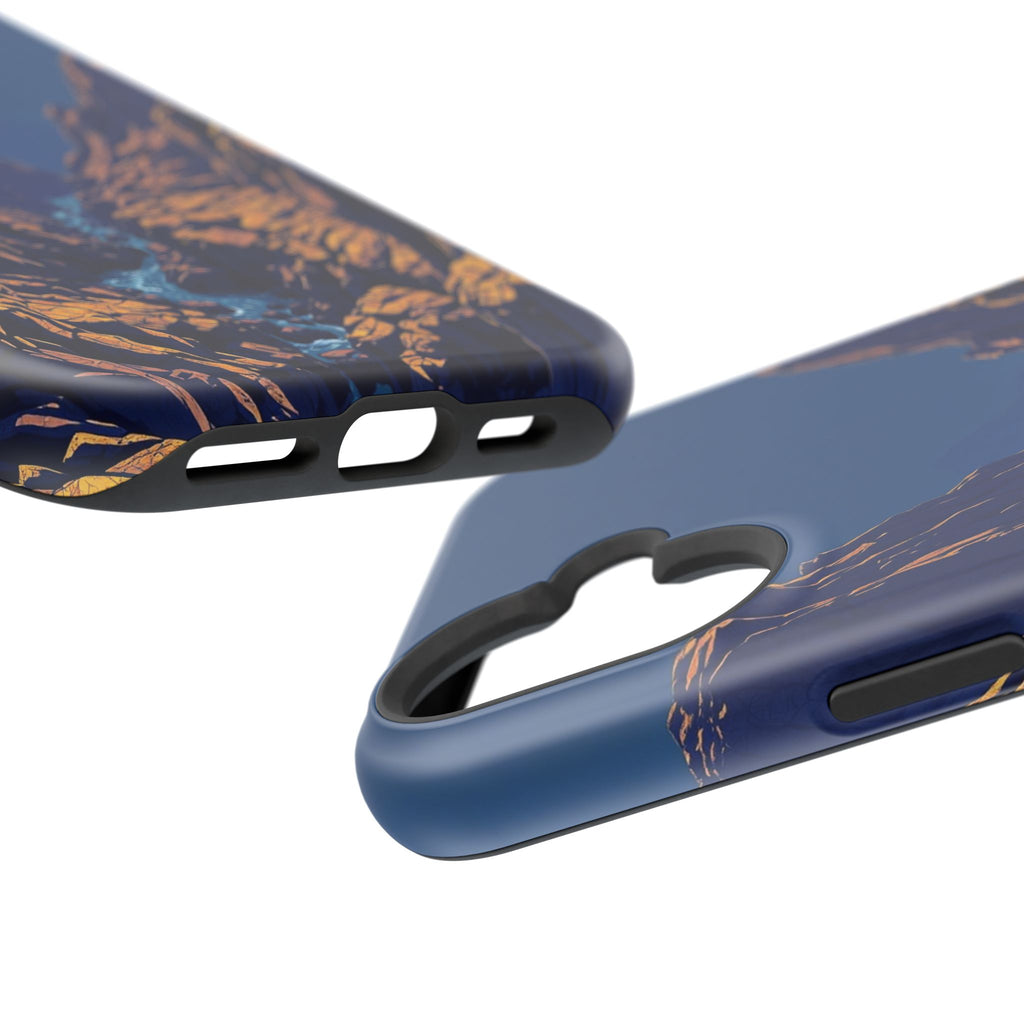 iPhone Indigo And Violet Rocky Coastline Slim Everyday iPhone Designer · iPhone