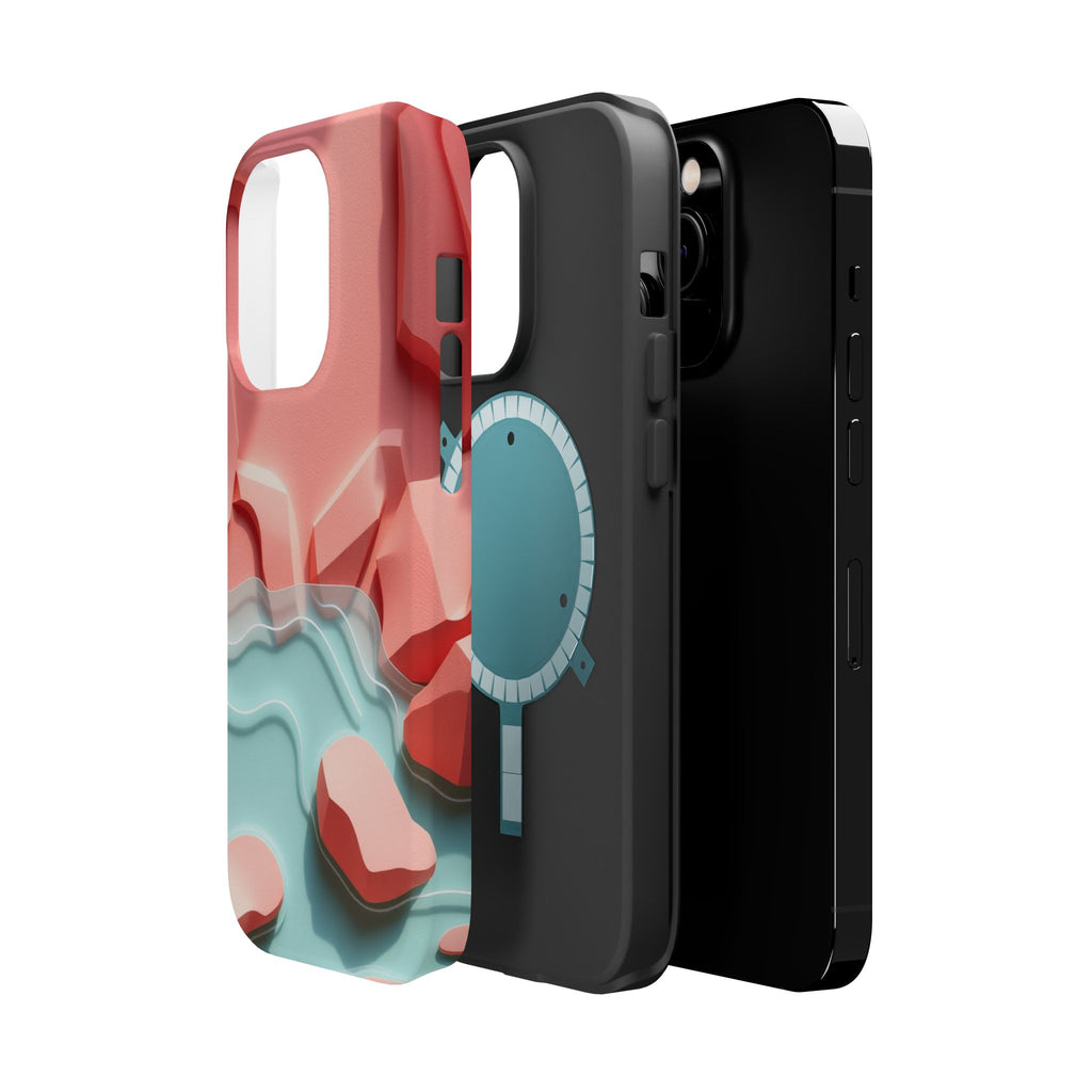 iPhone Tidal Pool Paper Cut Art Slim Everyday Designer Case · iPhone Case