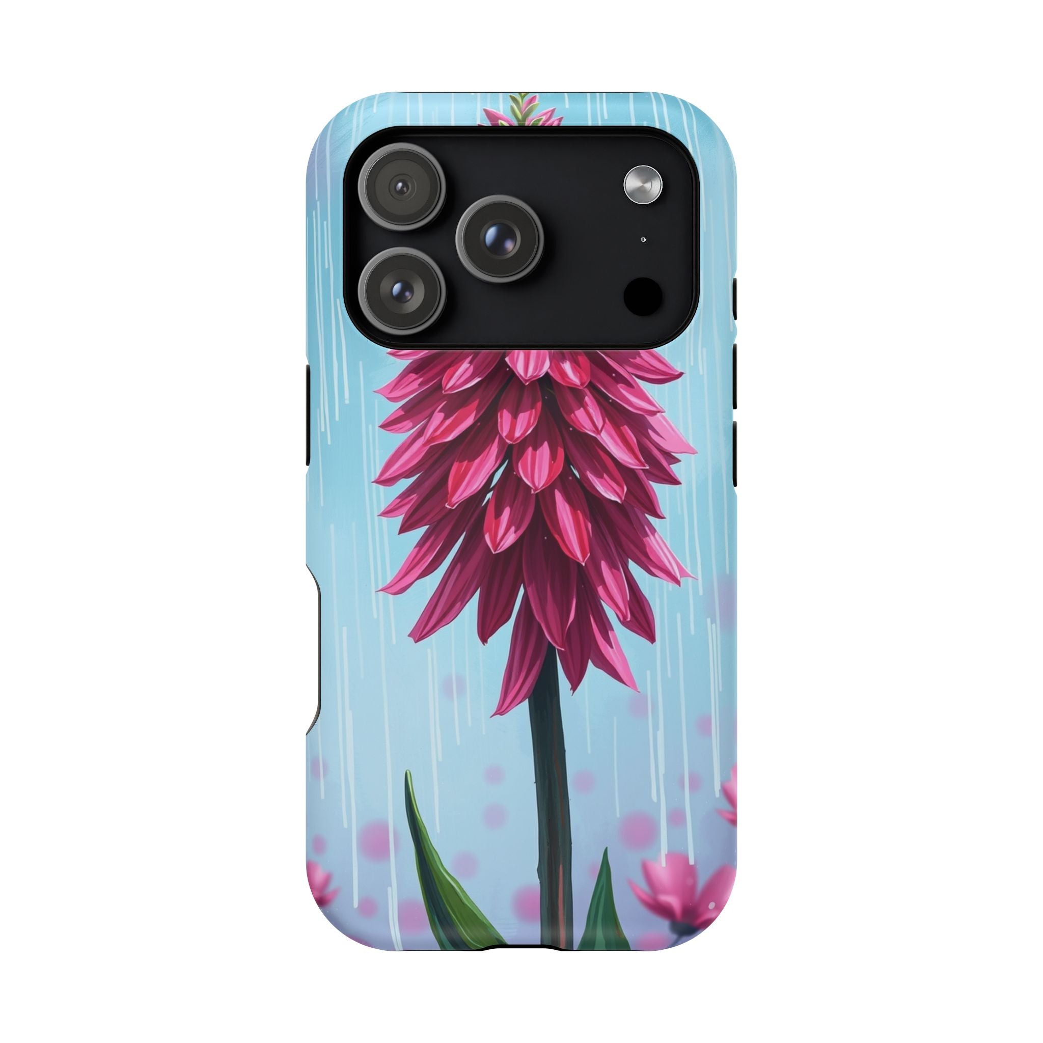 iPhone Cyan And Magenta Spring Shower Bloom Slim iPhone Everyday · iPhone Case