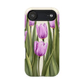 iPhone Tulip Row Electric Art 14 Bold Modern Everyday Snap Case · iPhone Case