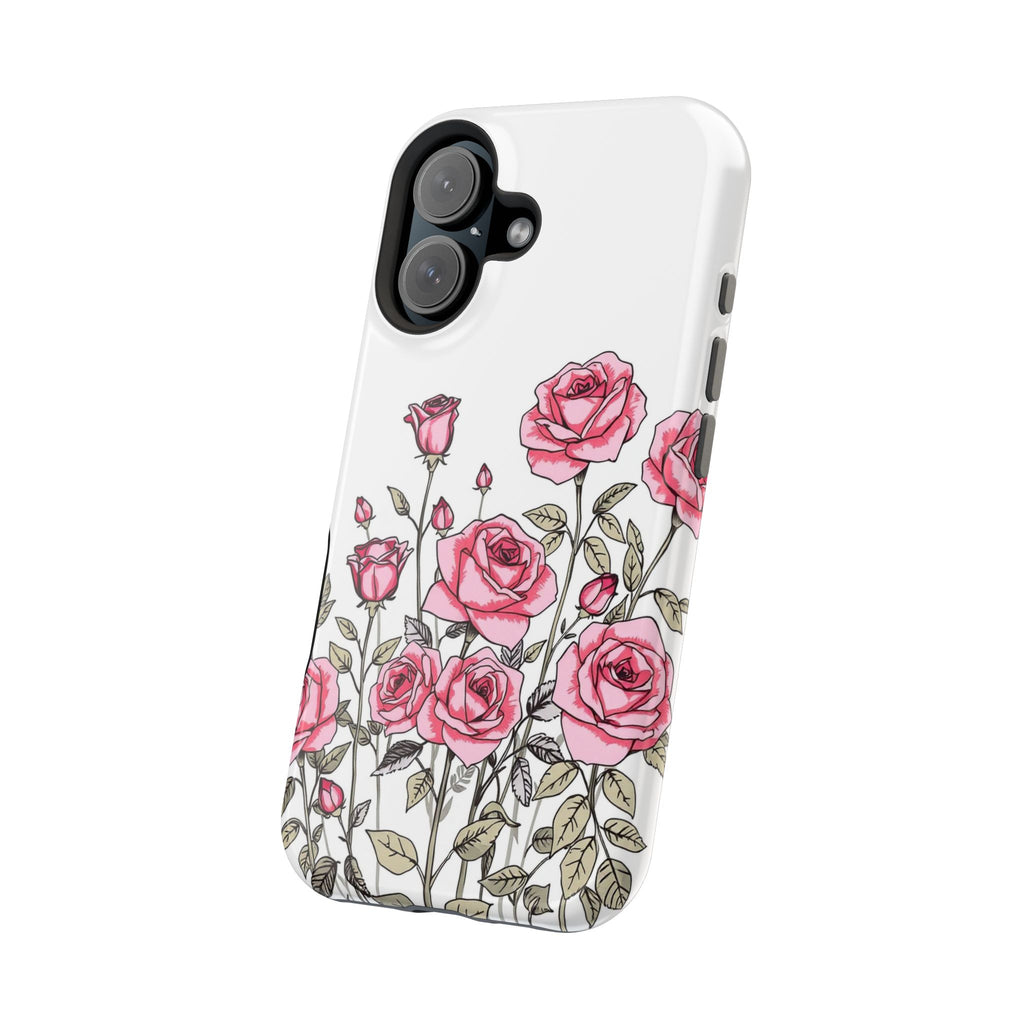 iPhone Rose Garden Hand-Drawn Sketch Slim Everyday Designer Case · iPhone Case