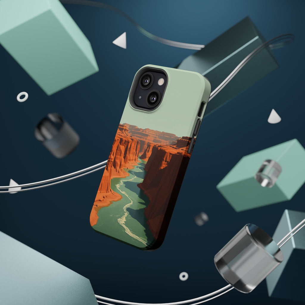 iPhone Burnt Orange And Sand River Canyon Slim iPhone Everyday Designer · iPhone