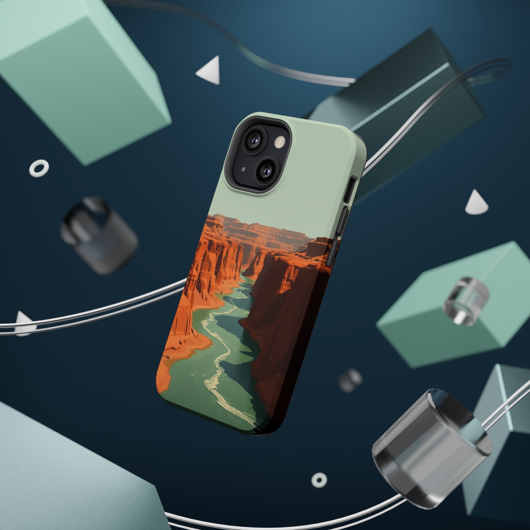 iPhone Burnt Orange And Sand River Canyon Slim iPhone Everyday Designer · iPhone