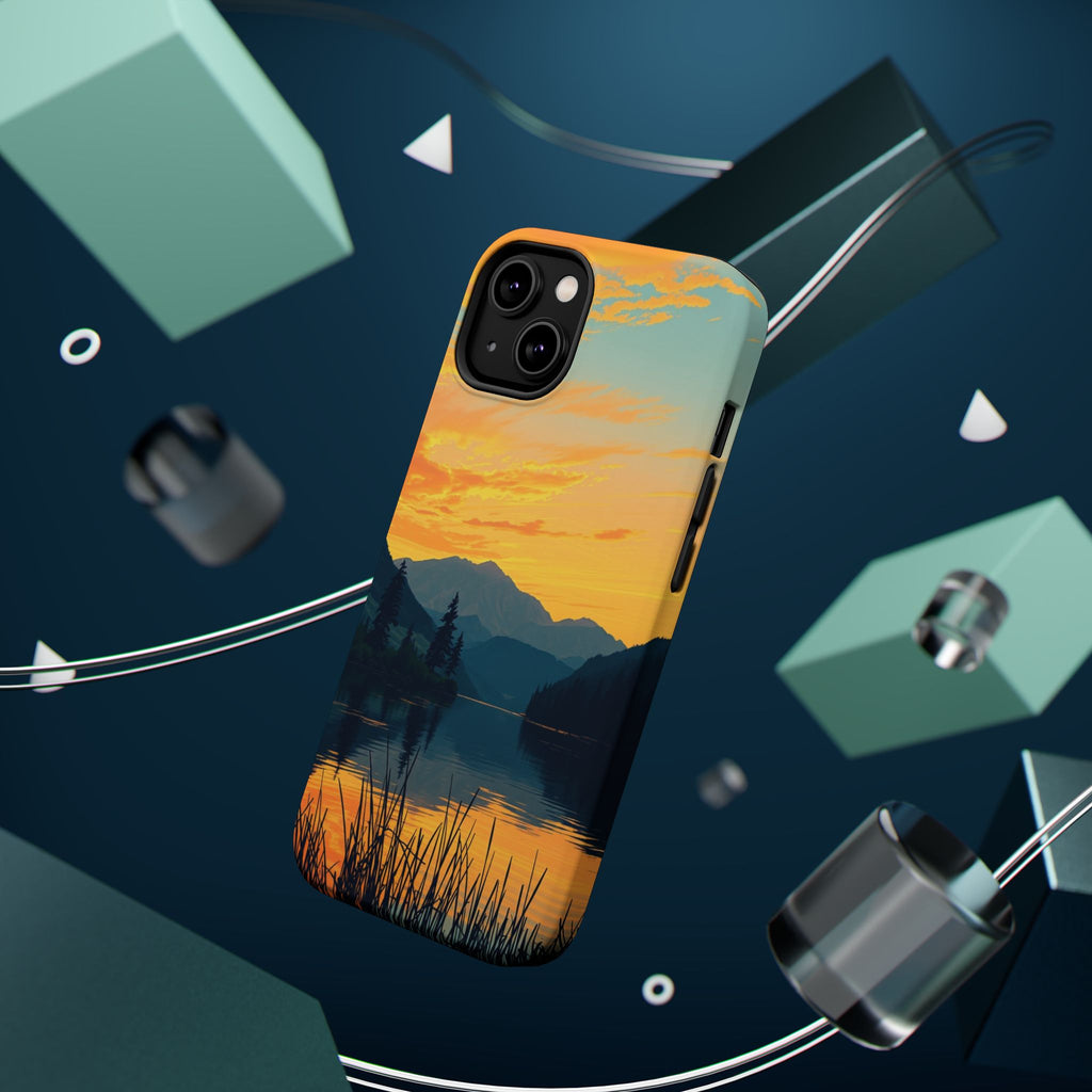 iPhone Lake at Twilight Oil Painting Impressionist iPhone Artistic · iPhone Case