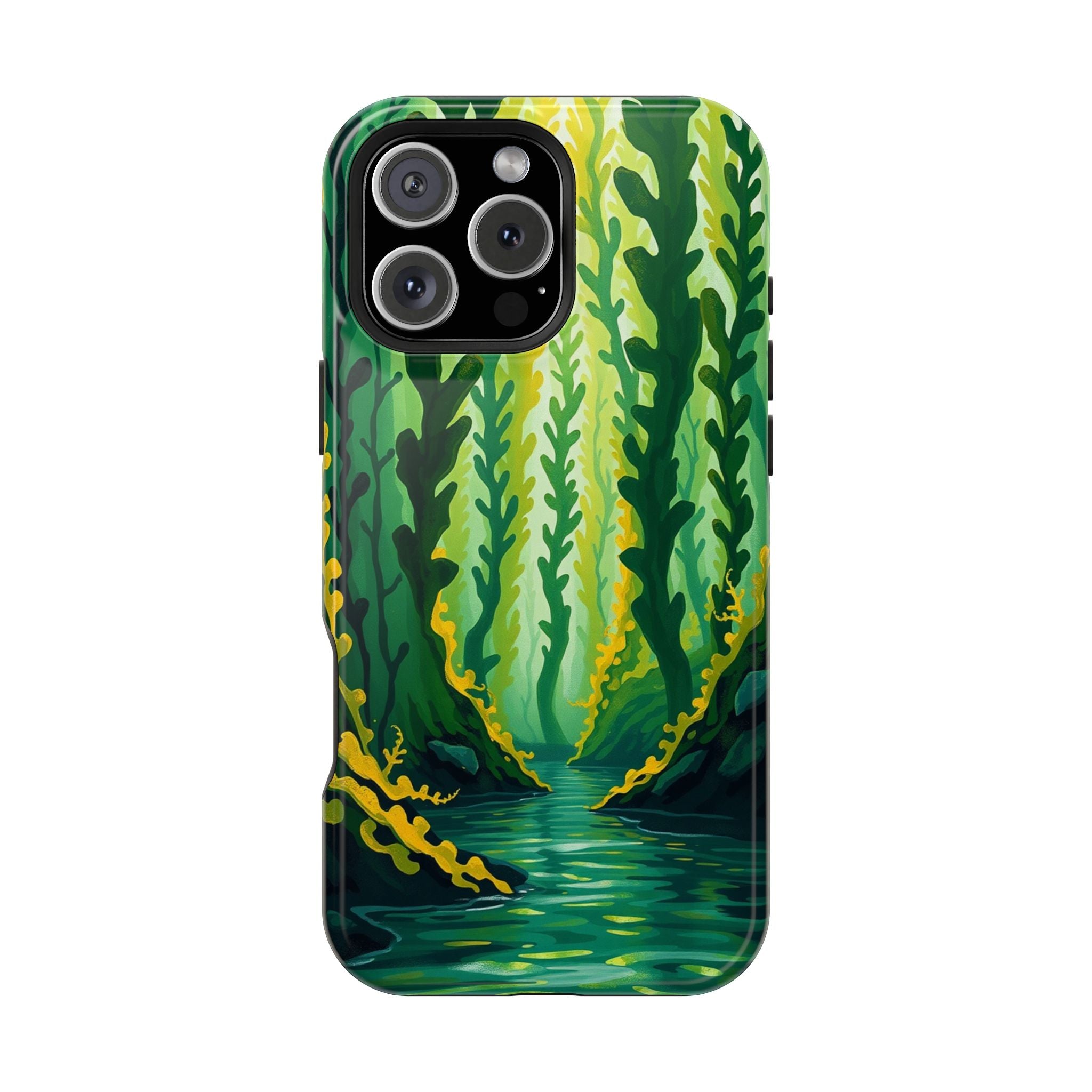 iPhone Kelp Forest Oil Painting Impressionist Slim iPhone Everyday · iPhone Case