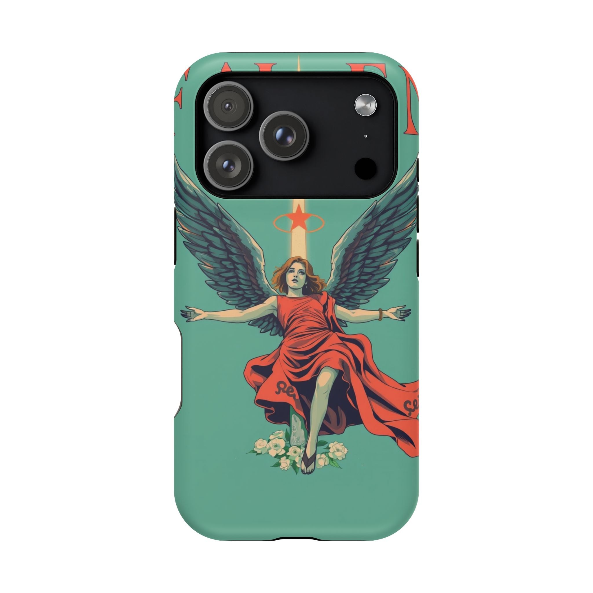 iPhone Radiant Fallen Angel Design Bold Modern Everyday Snap Case · iPhone Case