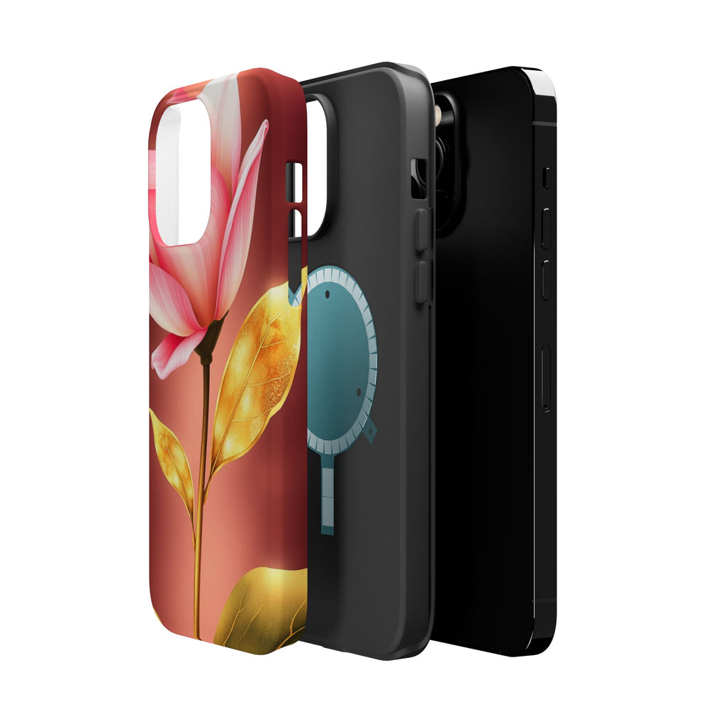 iPhone Dreamy Bloom and Leaf Design 14 Slim Everyday Designer Case · iPhone Case