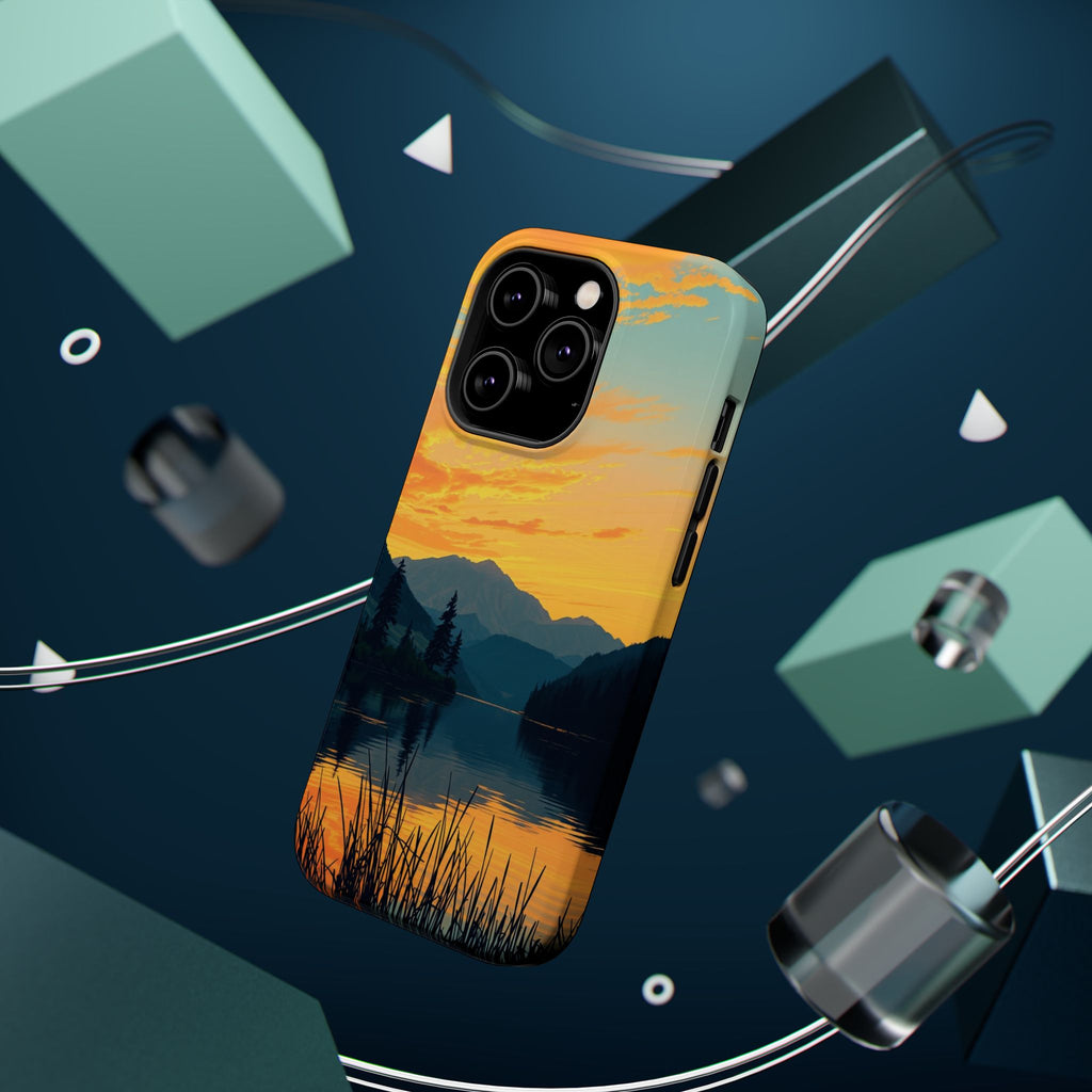 iPhone Lake at Twilight Oil Painting Impressionist iPhone Artistic · iPhone Case
