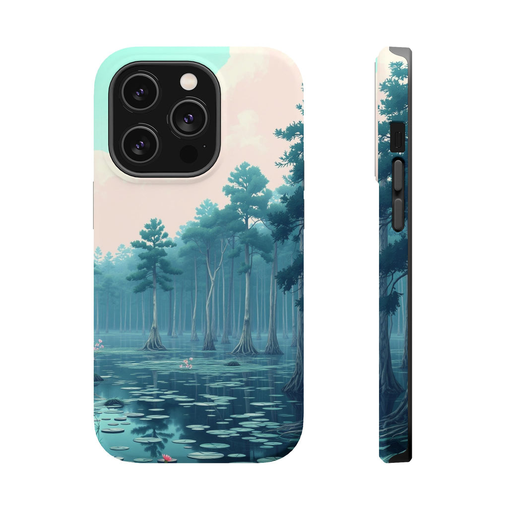 iPhone Serene Cypress Swamp Design 17 Slim Everyday Designer Case · iPhone Case