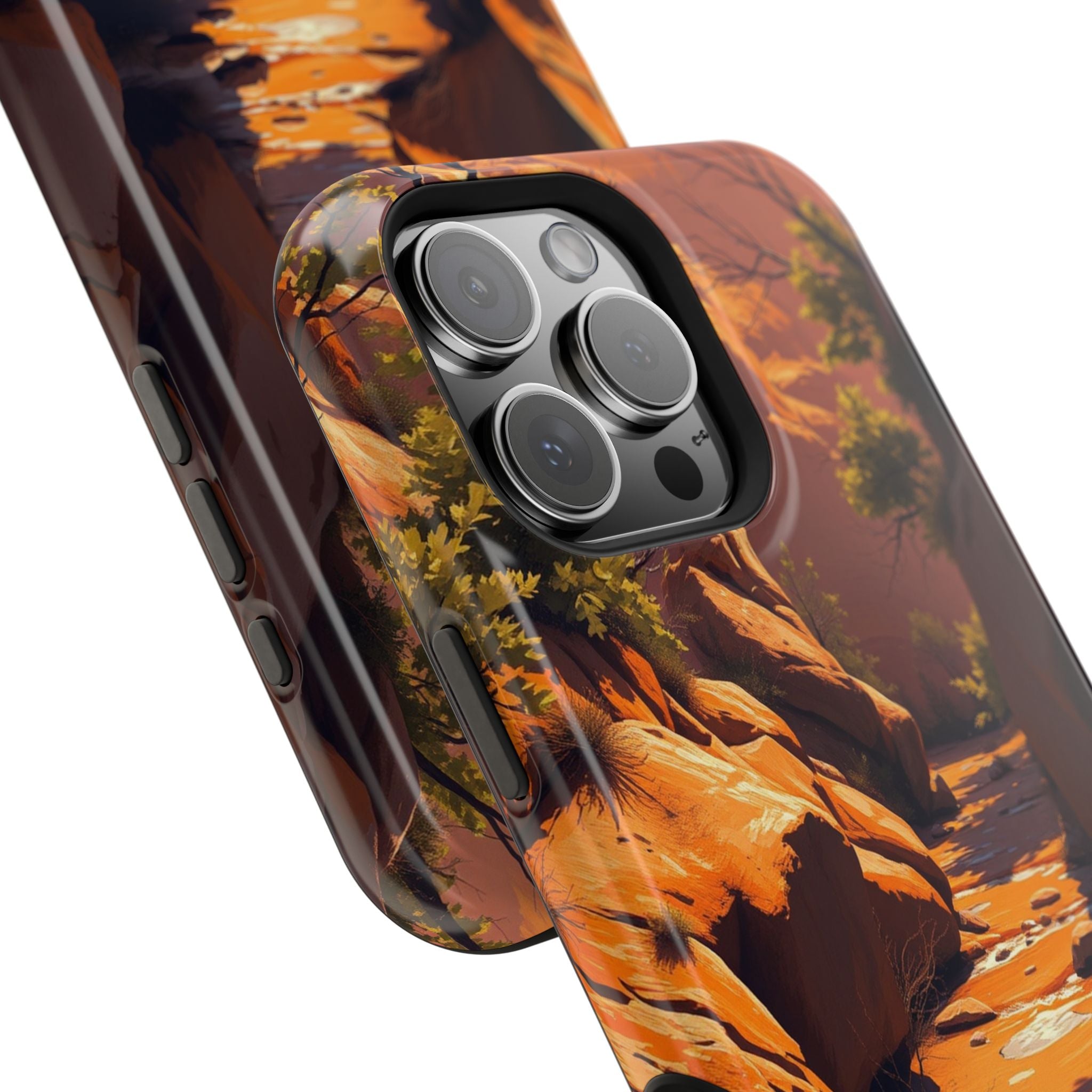 iPhone Spring Creek Bold Art Slim Everyday Designer Case · iPhone Case
