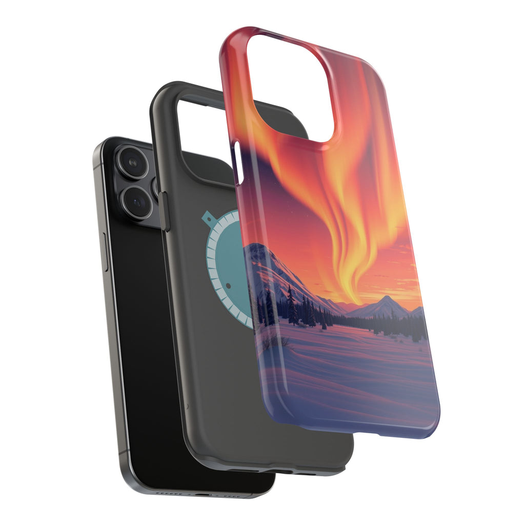 iPhone Sunset Amber And Peach Northern Lights Slim iPhone Everyday · iPhone Case