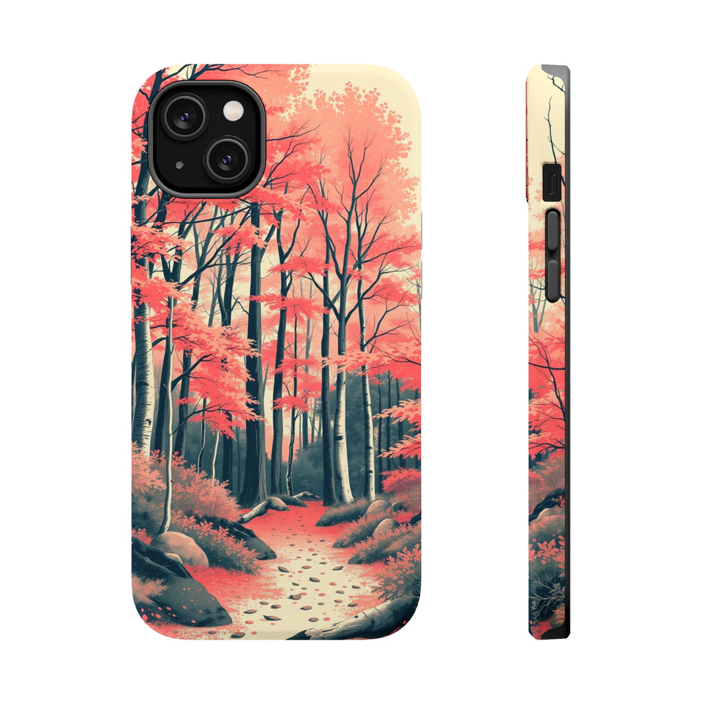 iPhone Autumn Forest Floor Risograph Print Slim iPhone Everyday · iPhone Case