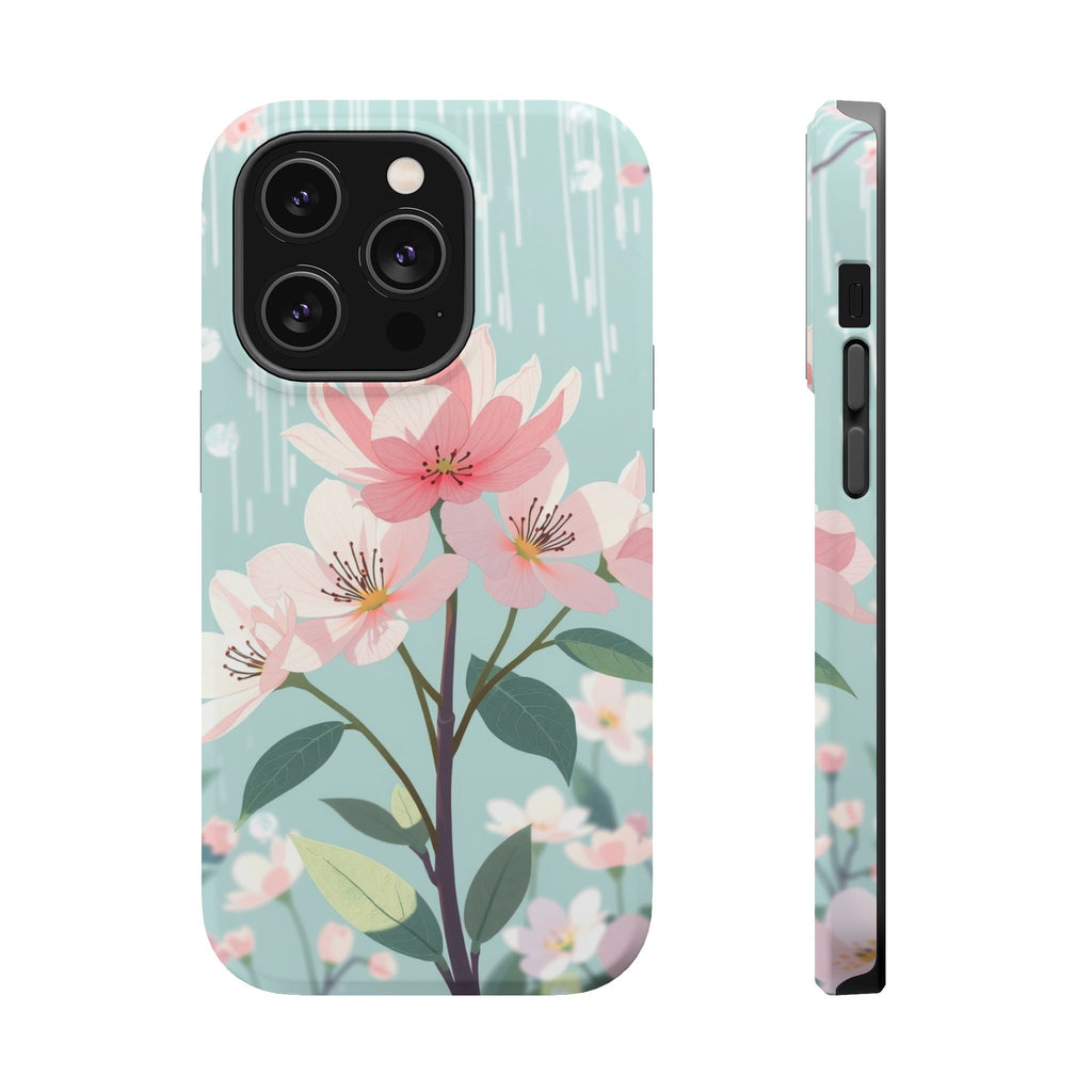 iPhone Mint And Blush Spring Shower Bloom Slim iPhone Everyday Designer · iPhone