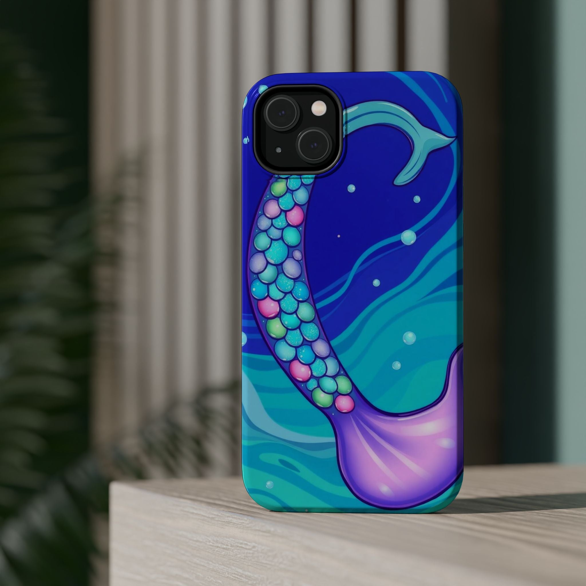 iPhone Mermaid Tail Swirl Kids Fun iPhone Phone Case Gift Artistic · iPhone Case