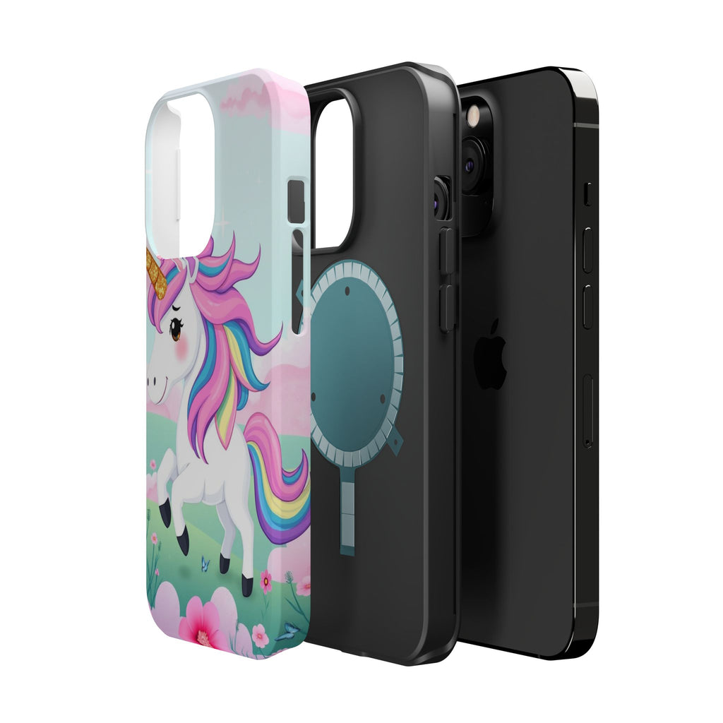 iPhone Rainbow Unicorn Kids Fun Soft iPhone Phone Case Gift Finish · iPhone Case