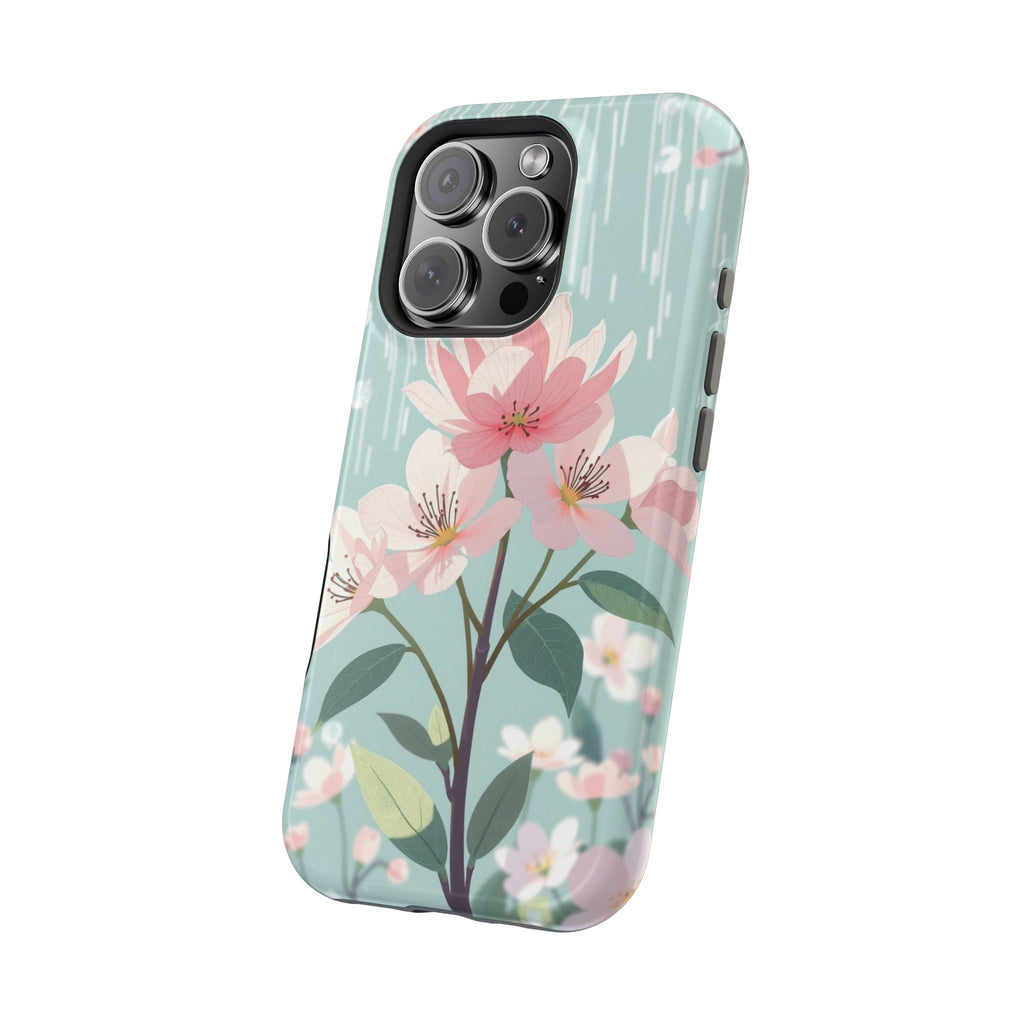 iPhone Mint And Blush Spring Shower Bloom Slim iPhone Everyday Designer · iPhone