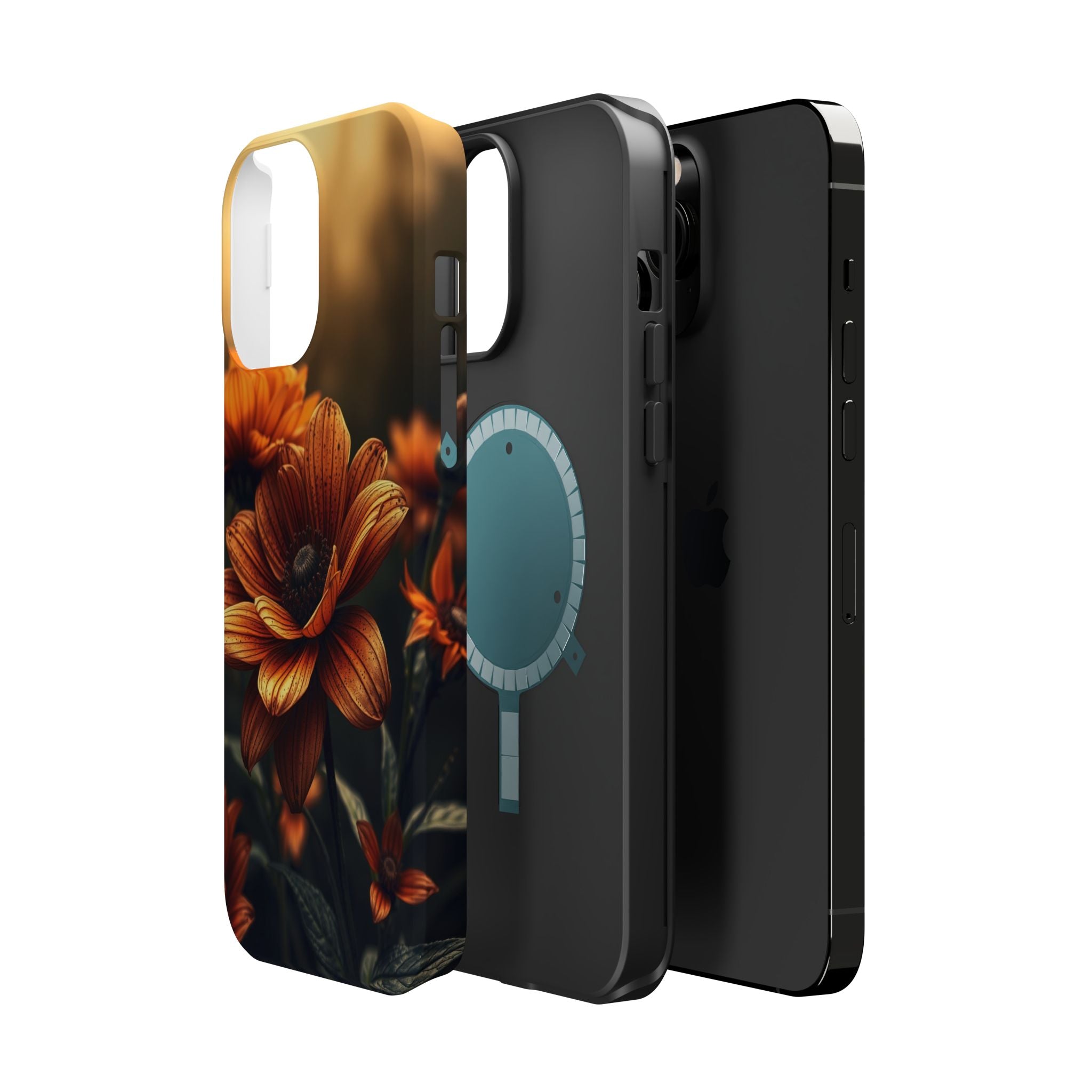 iPhone Radiant Floral Ombre Design Bold Modern Everyday Snap Case · iPhone Case