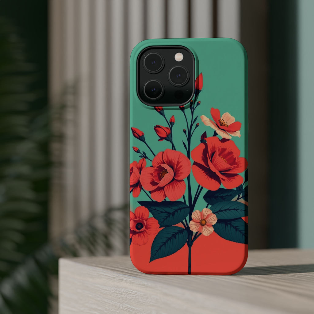 iPhone Pin-up Floral Cinematic Art Bold Modern Everyday Snap Case · iPhone Case