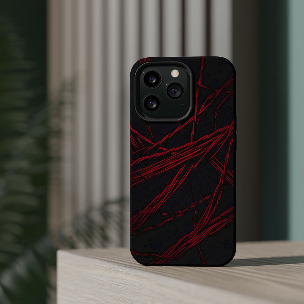 iPhone Thread Pattern Electric Art Bold Modern Everyday Snap Case · iPhone Case
