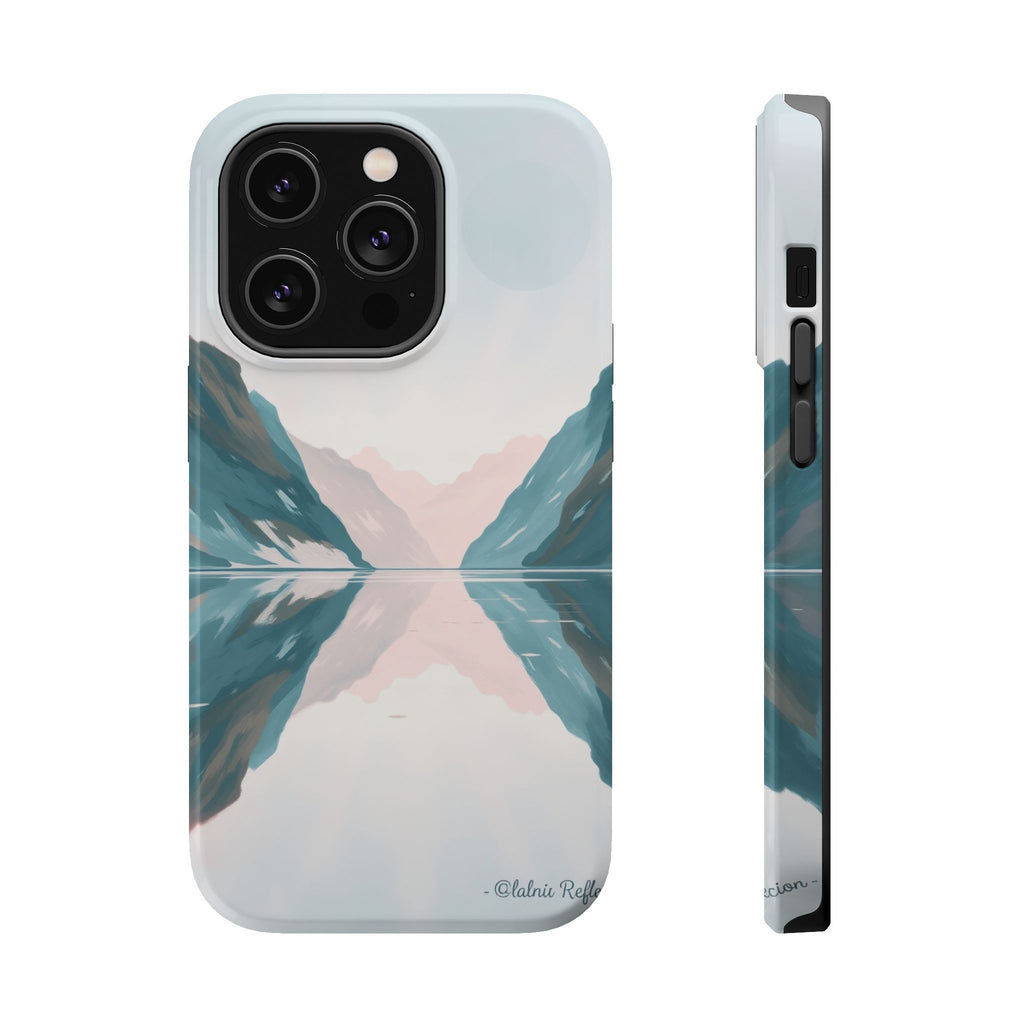 iPhone Fjord Reflection Oil Painting Impressionist iPhone Artistic · iPhone Case