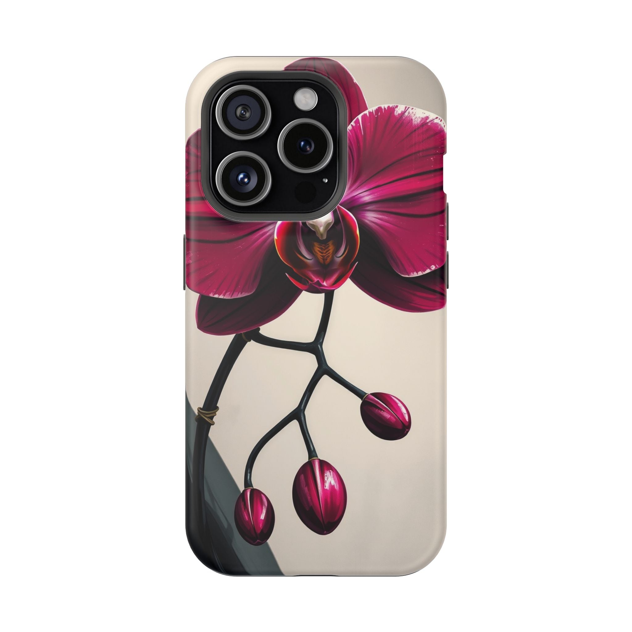 iPhone Orchid Study Enchanted Art Bold Modern Everyday Snap Case · iPhone Case