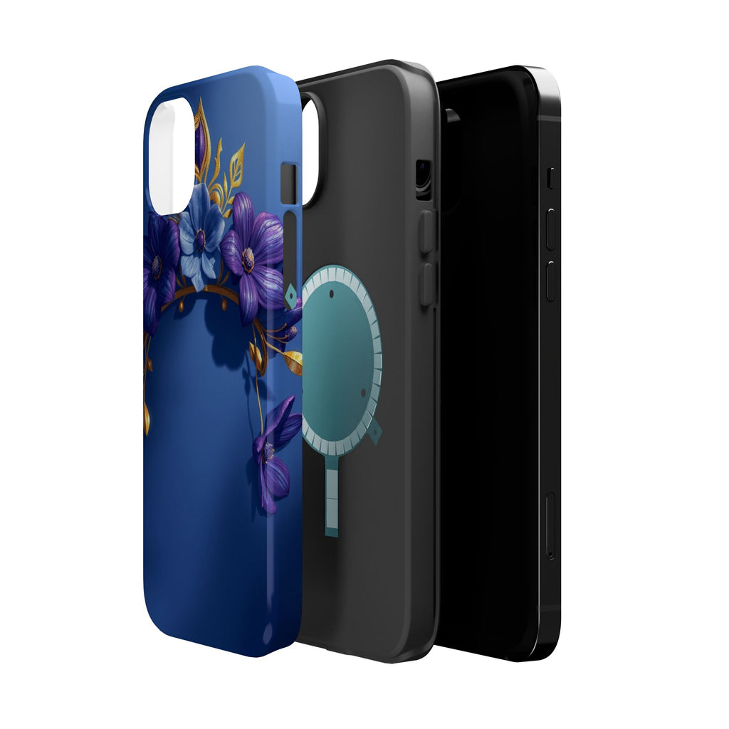 iPhone Vibrant Floral Crown Design 14 Slim Everyday Designer Case · iPhone Case