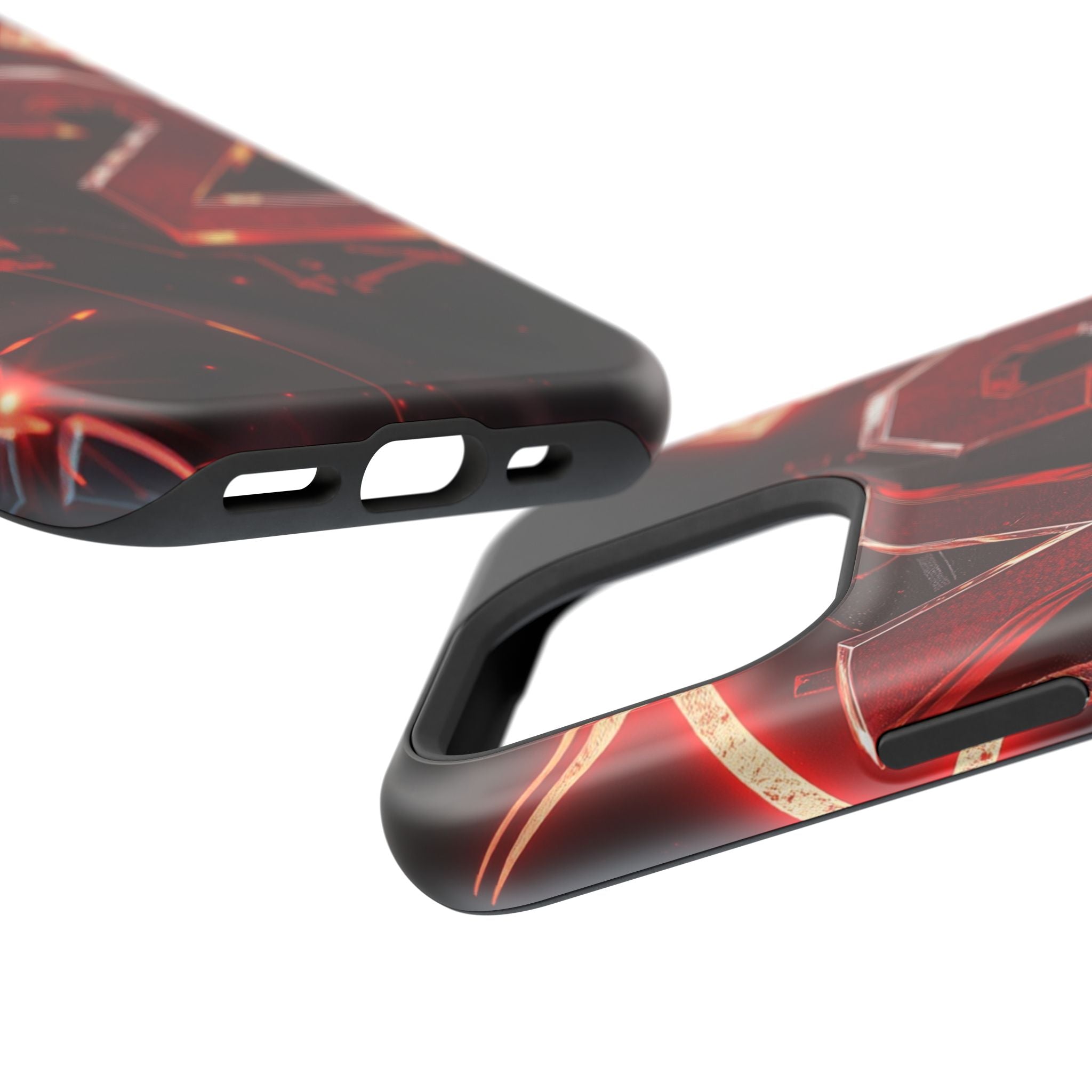 iPhone Y2K Holographic Bold Art Slim Everyday Designer Case · iPhone Case