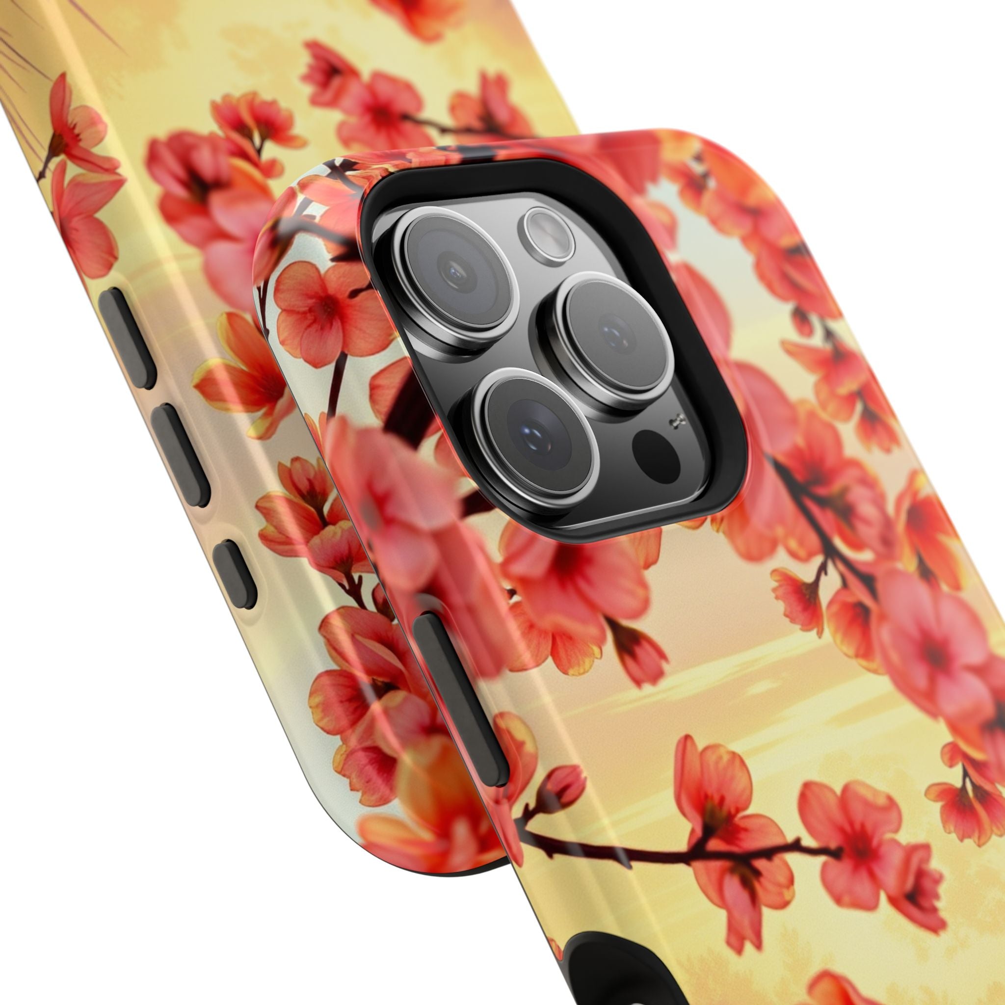 iPhone Sunset Amber And Peach Blossom Trail Slim Snap Cas Carry Case · iPhone Ca