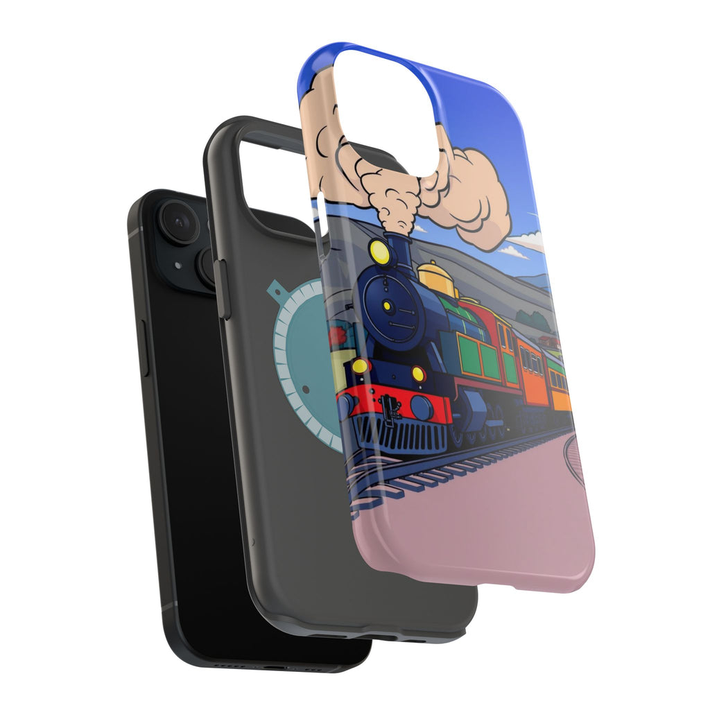 iPhone Steam Locomotive Puff Kids Fun iPhone Phone Case Gift Slim · iPhone Case