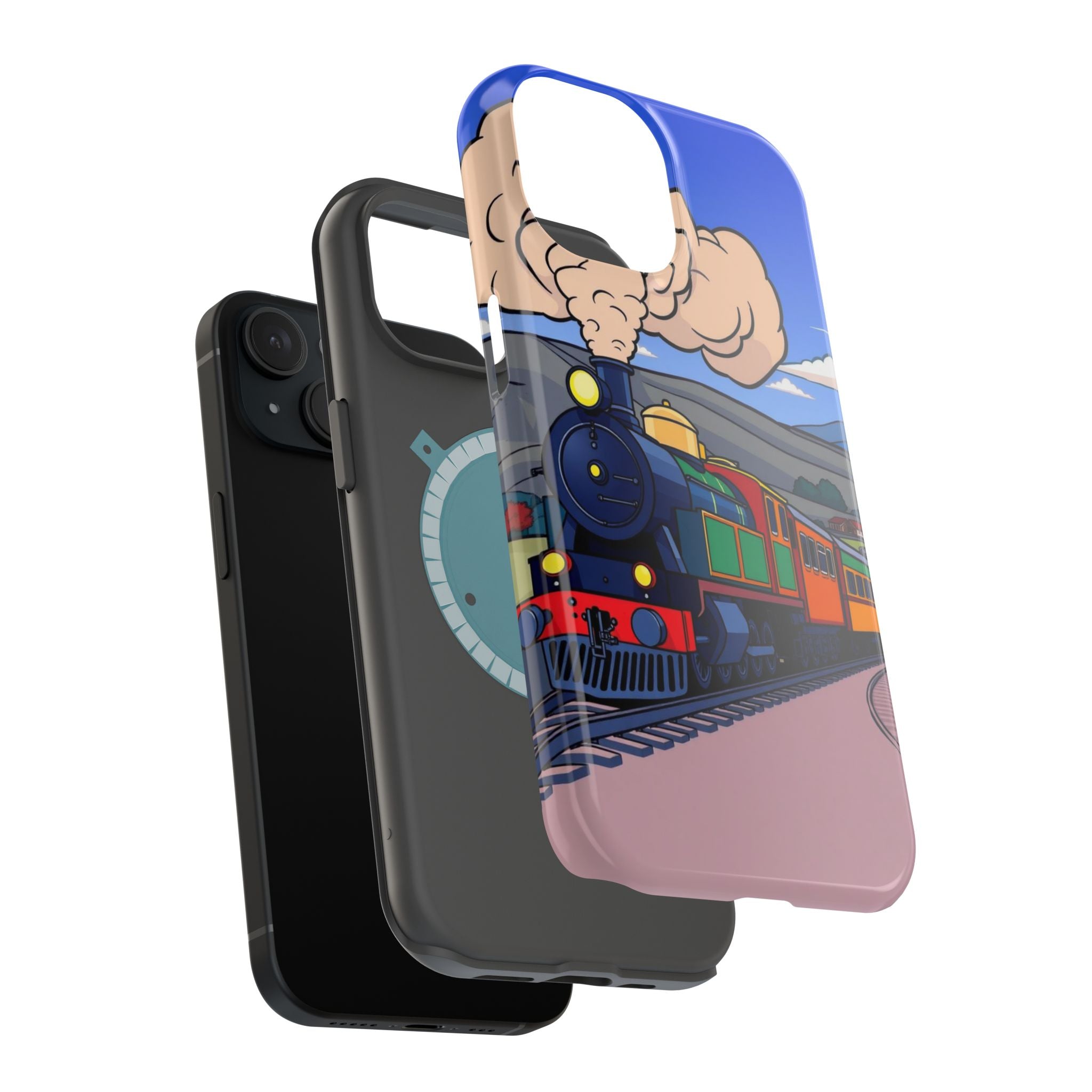iPhone Steam Locomotive Puff Kids Fun iPhone Phone Case Gift Slim · iPhone Case