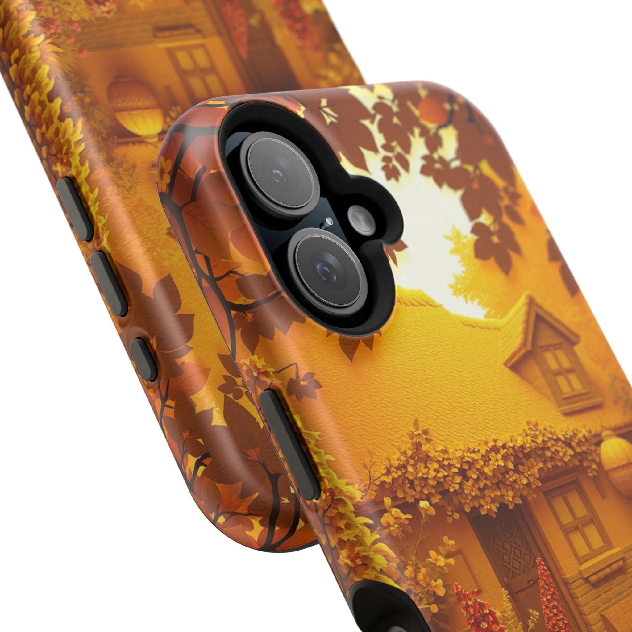 iPhone Vibrant Cottage Garden Design Slim Everyday Designer Case · iPhone Case