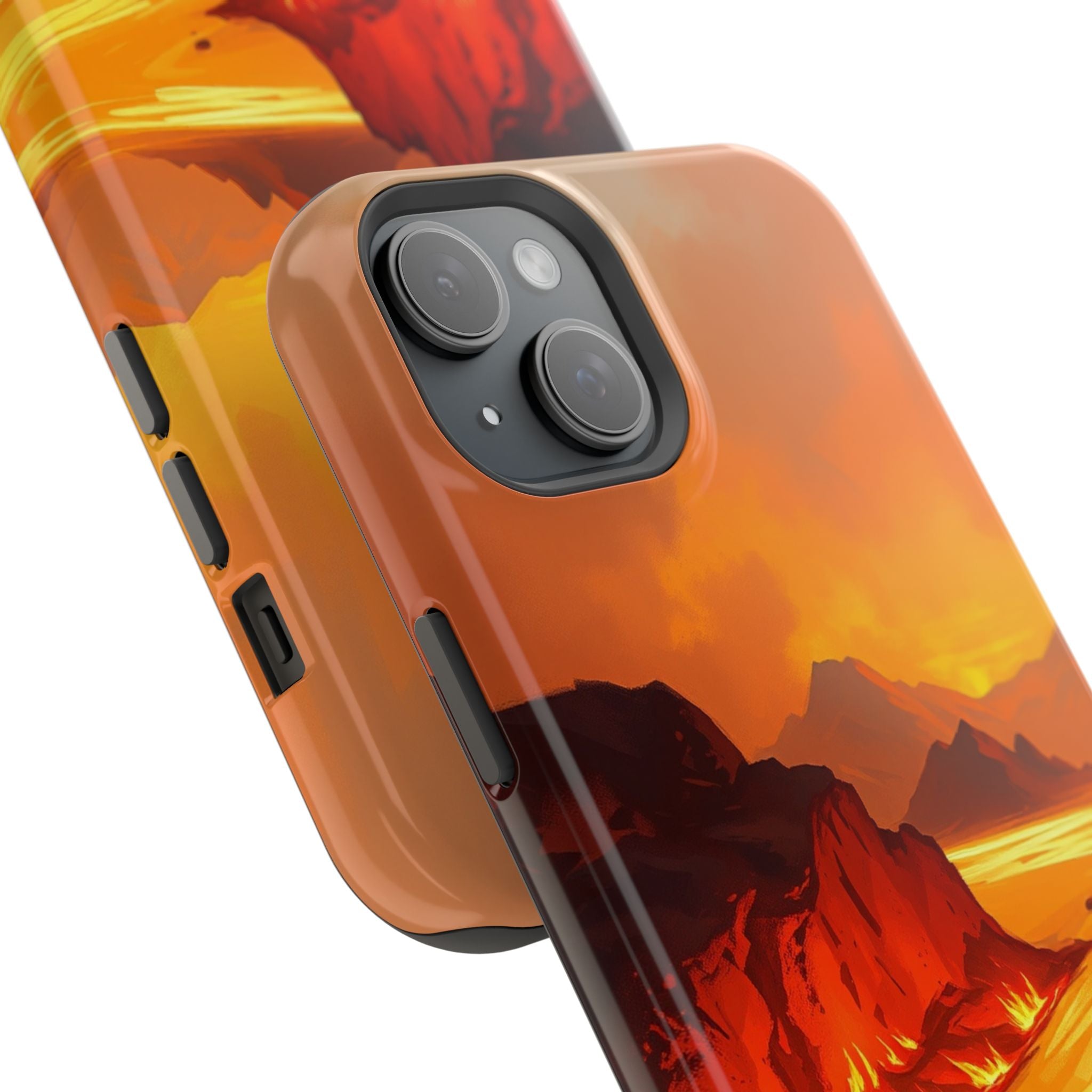 iPhone Burnt Orange And Sand Wildfire Glow Slim iPhone Everyday · iPhone Case