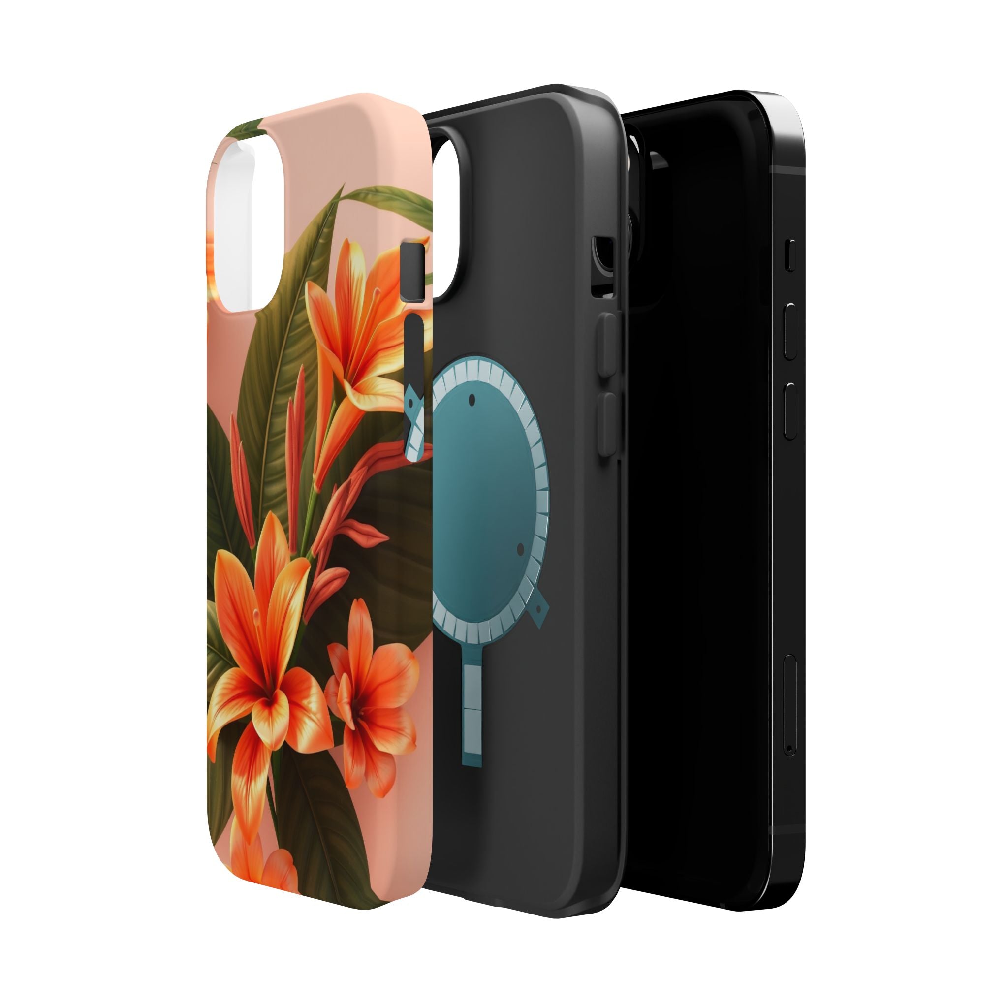 iPhone Tropical Bloom 3D Digital Bold Modern Everyday Snap Case · iPhone Case