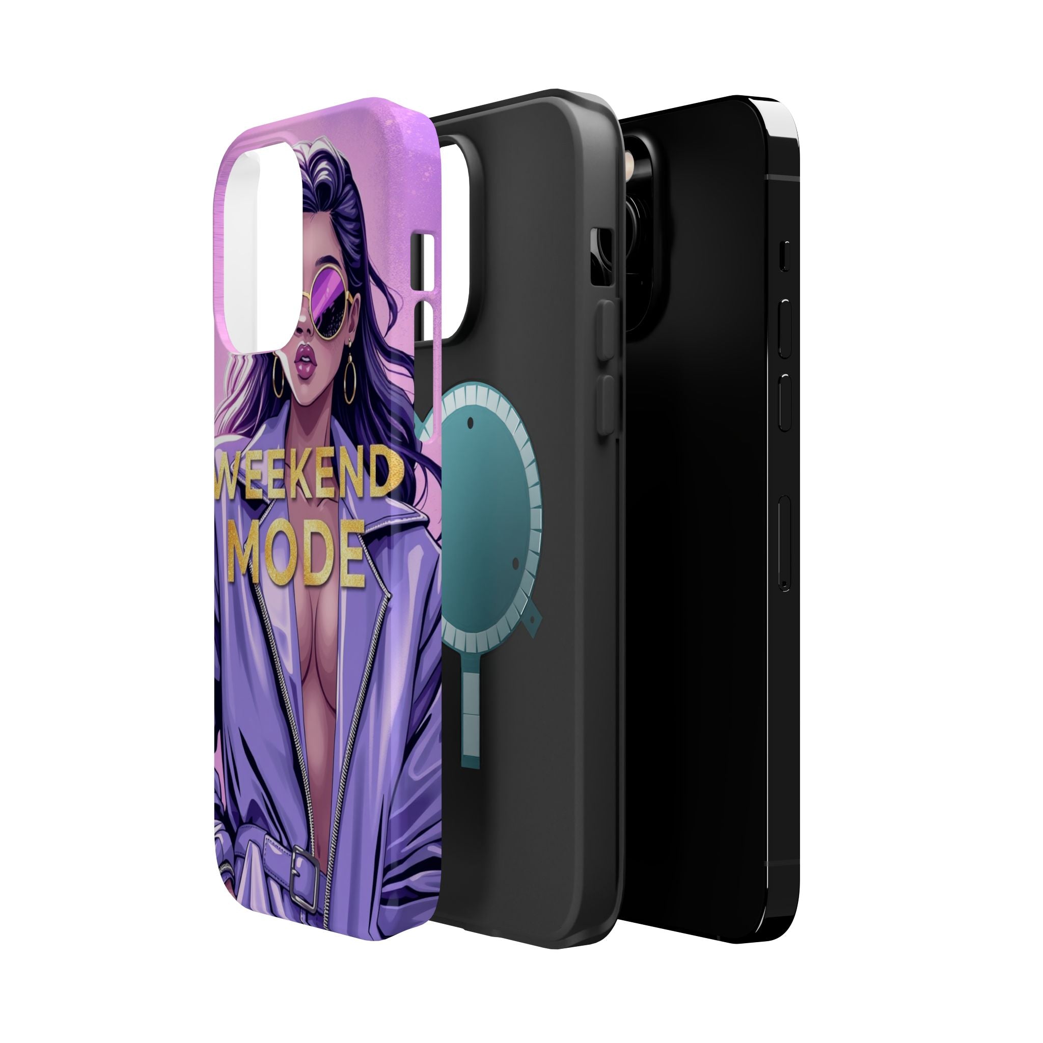 iPhone Lavender And Pearl Weekend Mode On Slim Everyday Designer Case · iPhone C