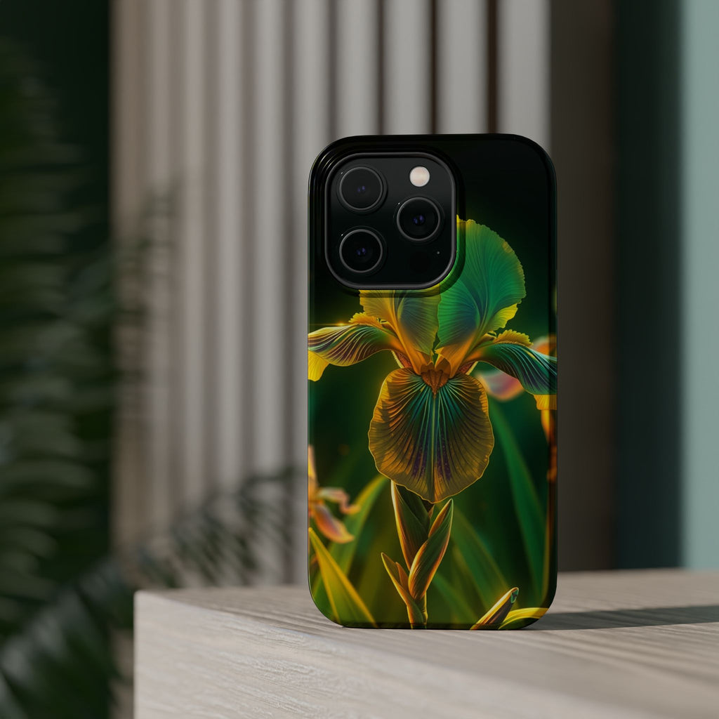 iPhone Iris Garden Bold Art Slim Everyday Designer Case · iPhone Case Quiet Mood
