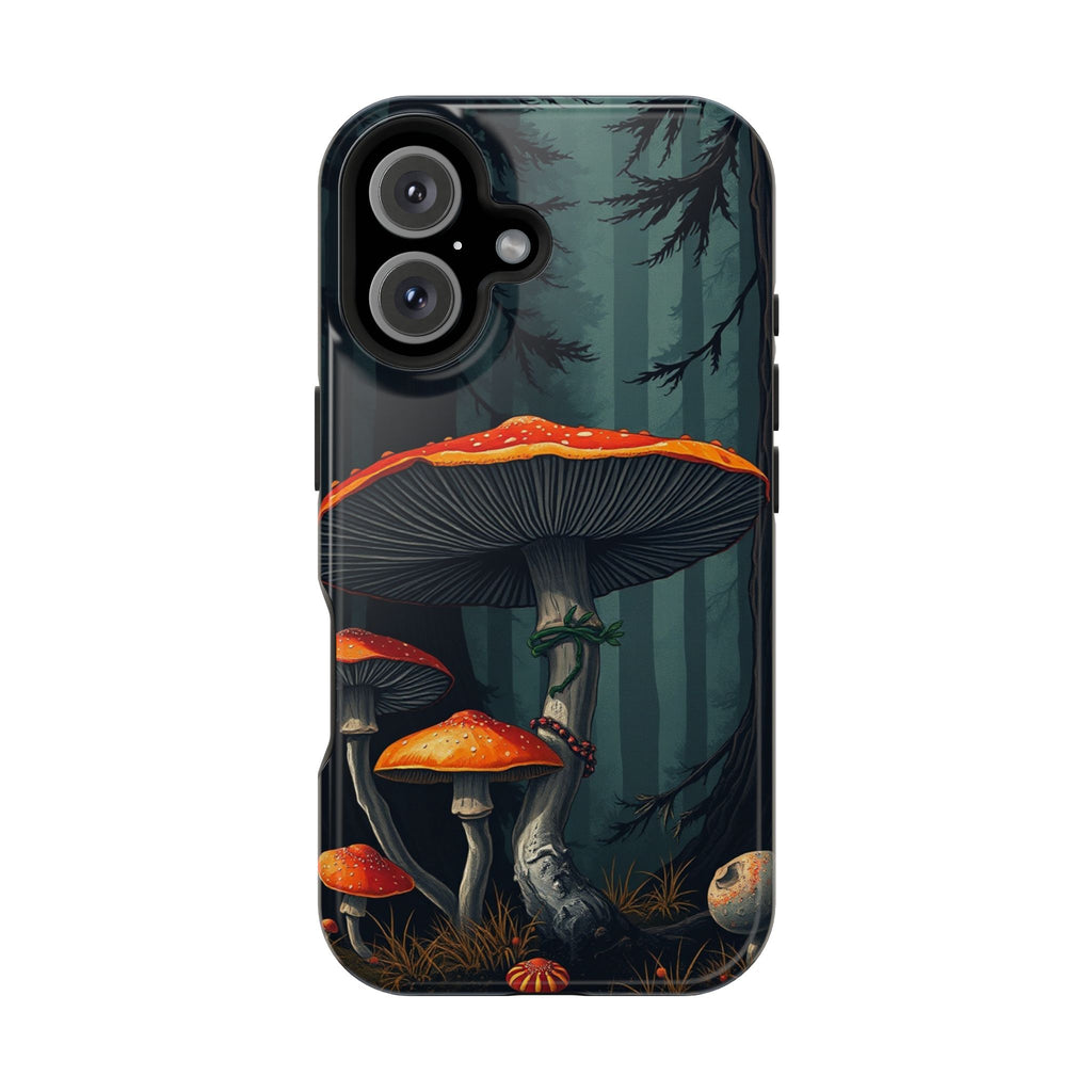 iPhone Mushroom Forest Dark Academia Slim Everyday Designer Case · iPhone Case