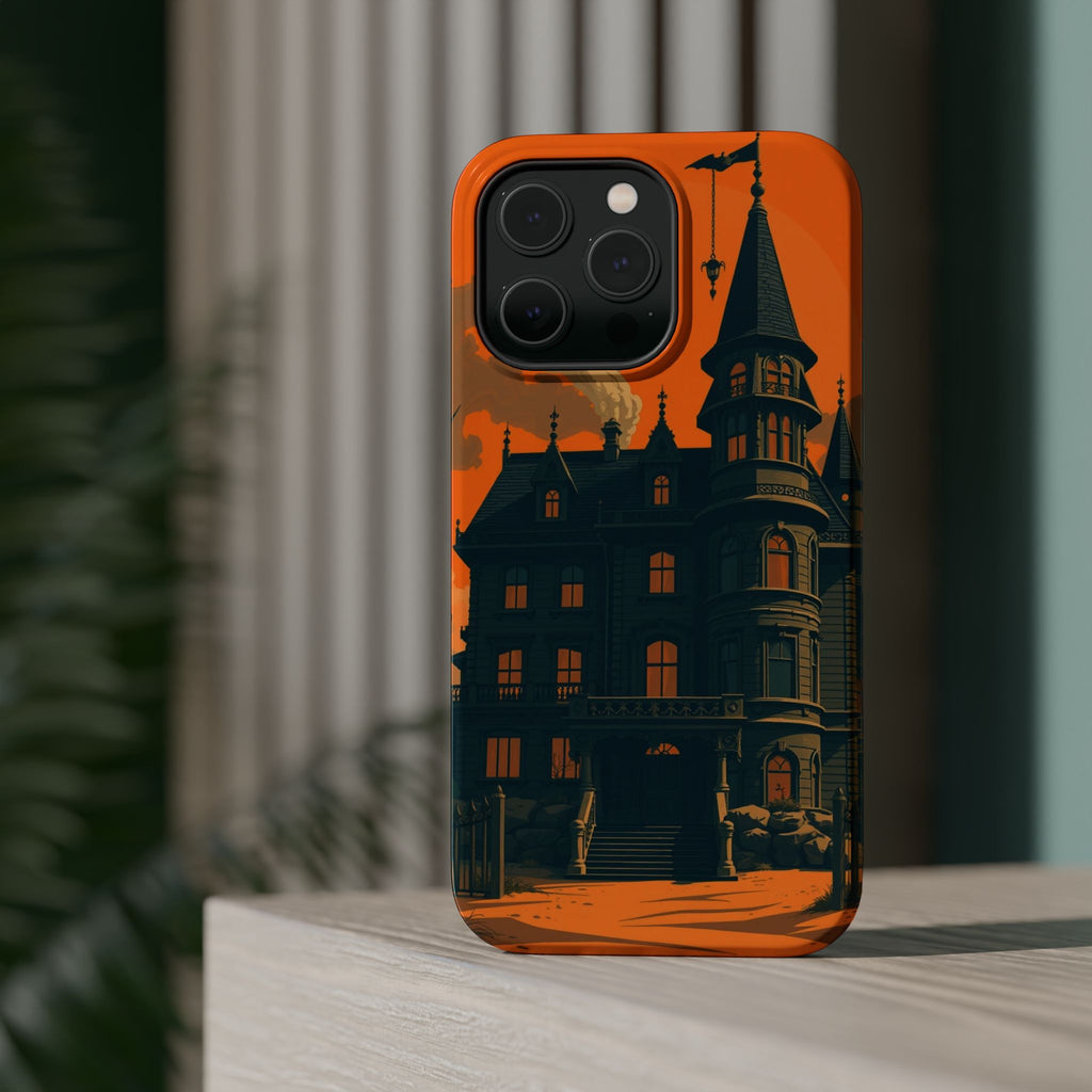 iPhone Vibrant Haunted Mansion Design Slim Everyday Designer Case · iPhone Case